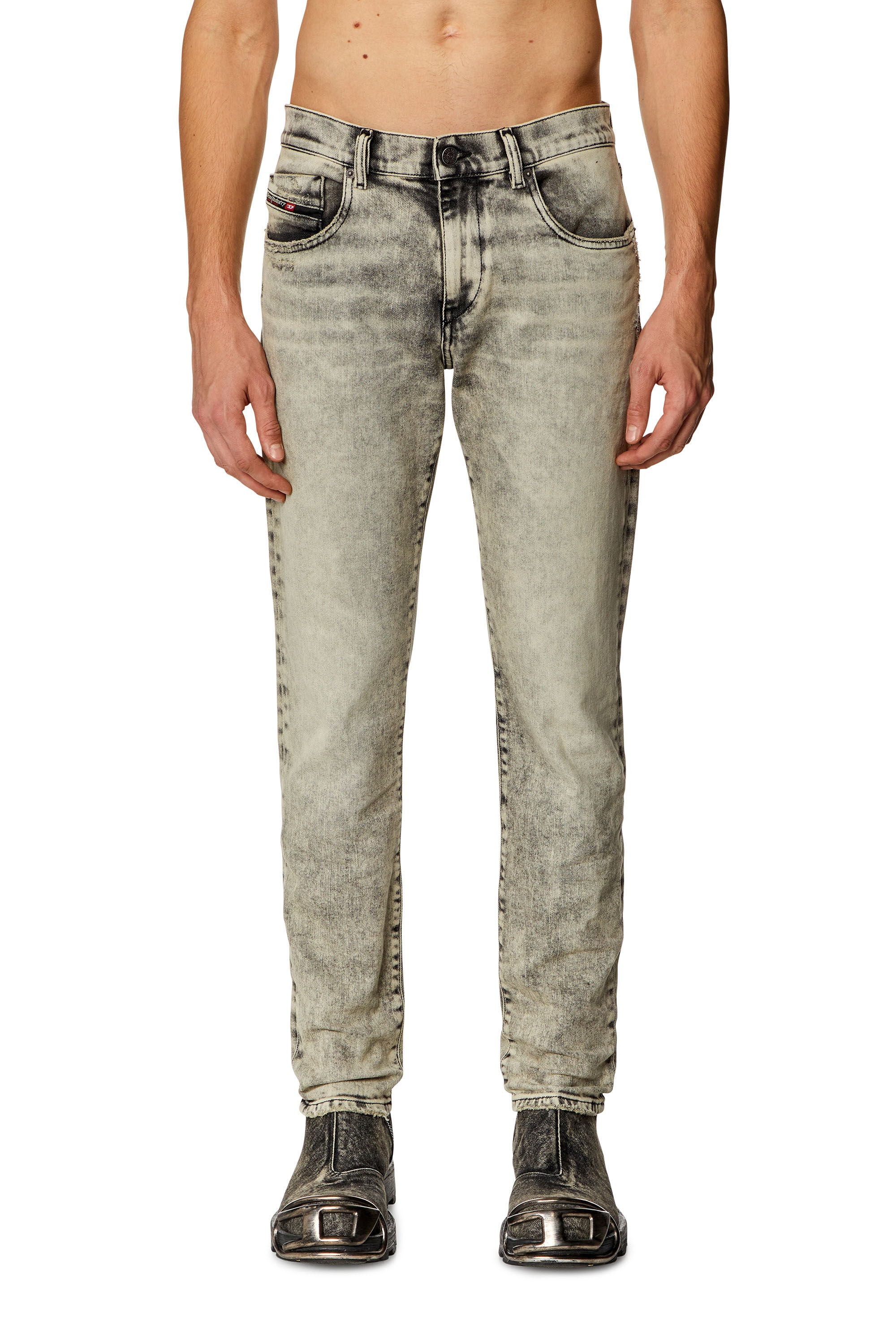 Diesel - Slim Jeans 2019 D-Strukt 09H56, Grau - Image 3