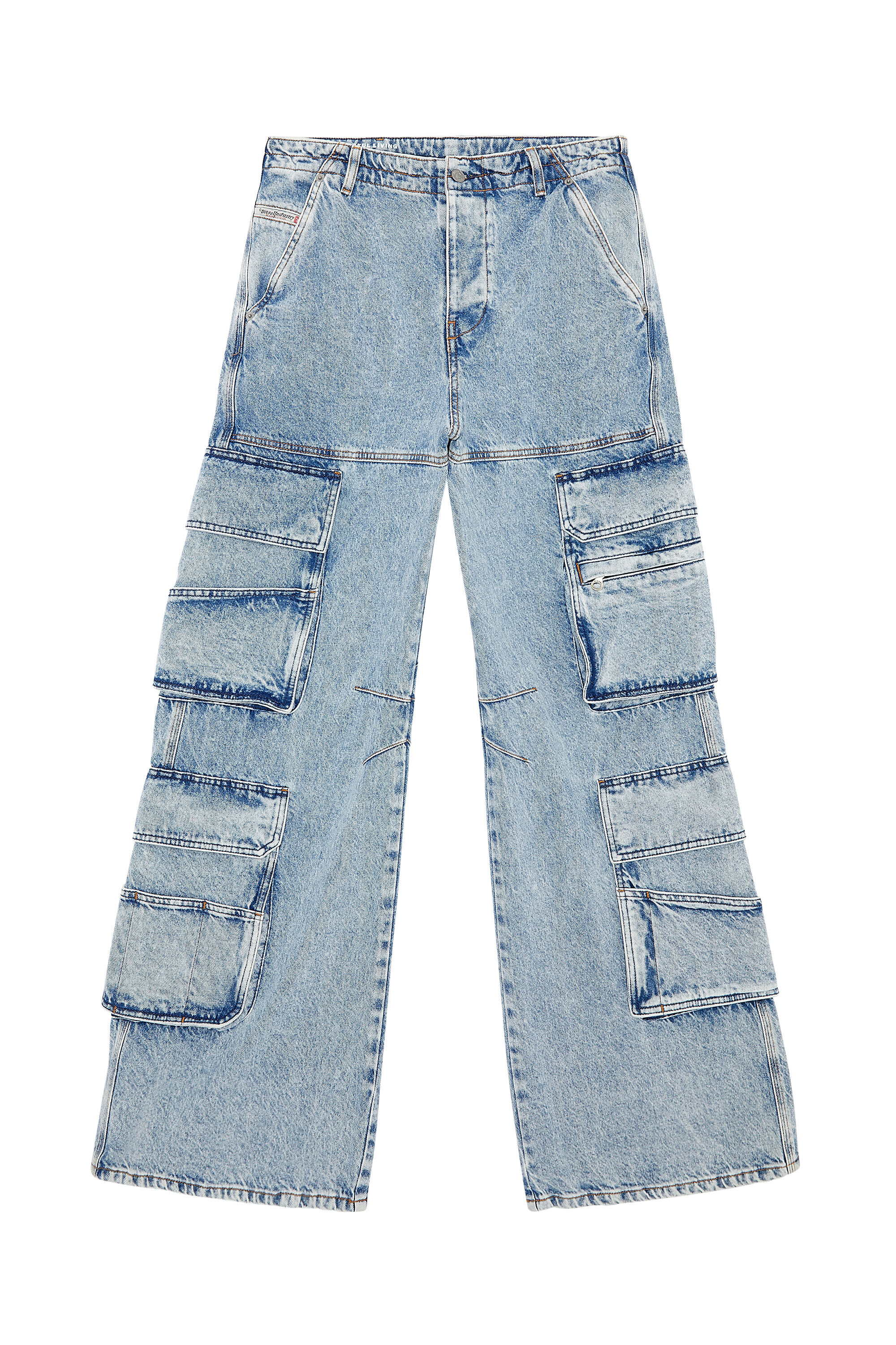 Diesel - Straight Jeans 1996 D-Sire 0NJAA, Bleu Clair - Image 2