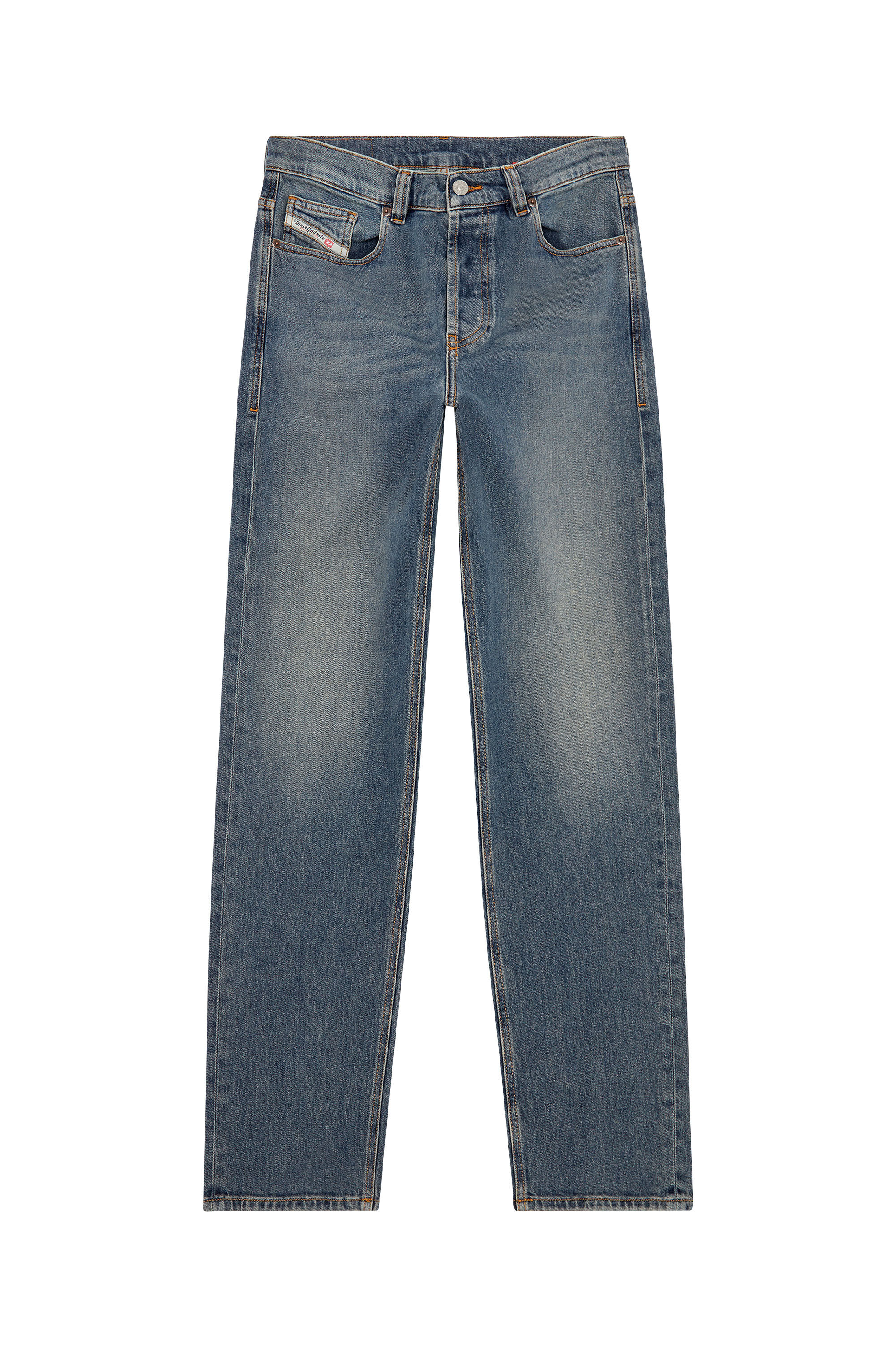 Diesel - Straight Jeans 2010 D-Macs 09F74, Blu medio - Image 2