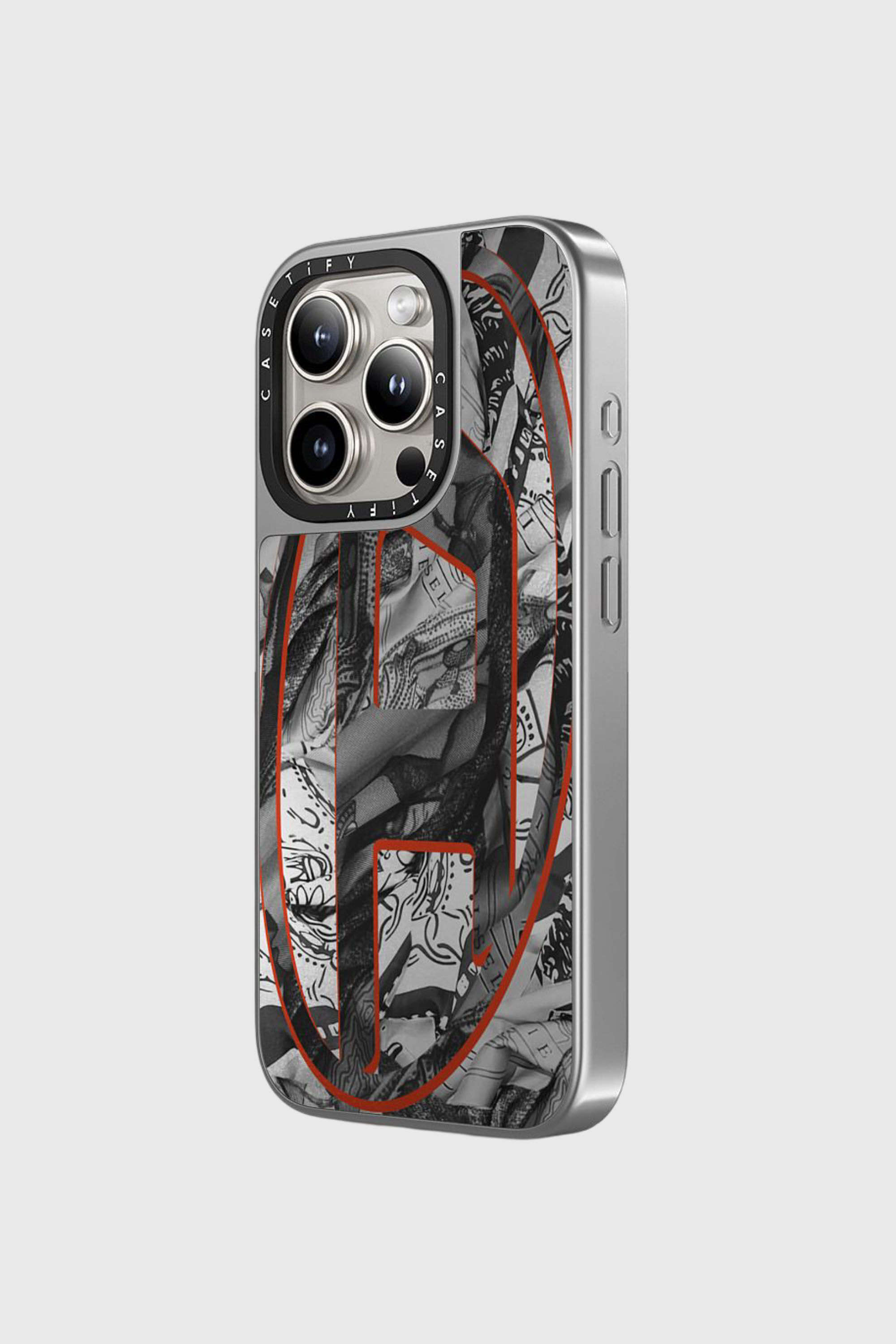 Diesel - 60337 CASETIFY MOULDED CASE, Coque MagSafe Bandana iPhone 15 Pro Max Mixte in Polychrome - 5