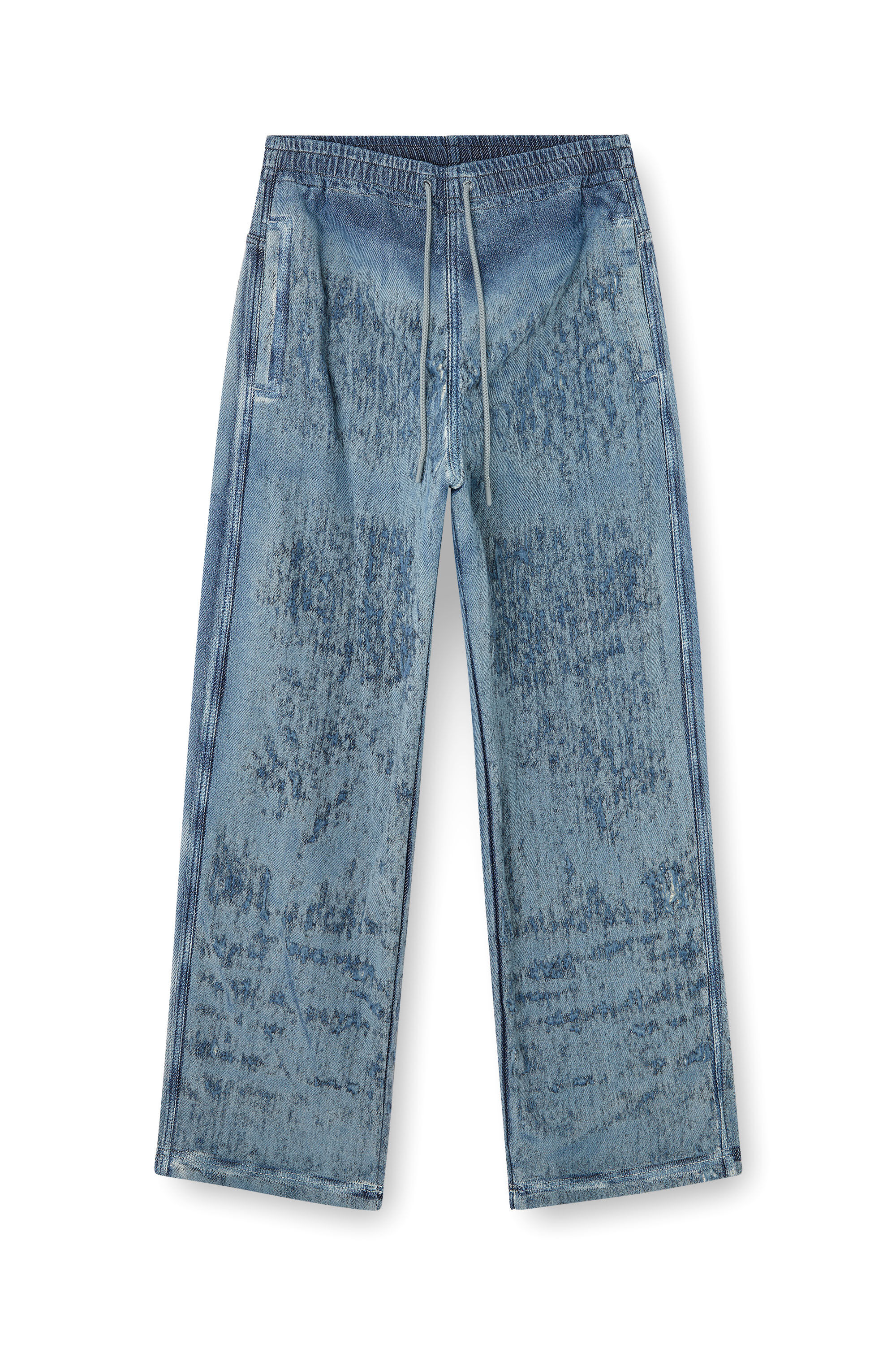 Diesel - Relaxed Jeans D-Enimos 068RQ Homme, Bleu moyen - Image 2