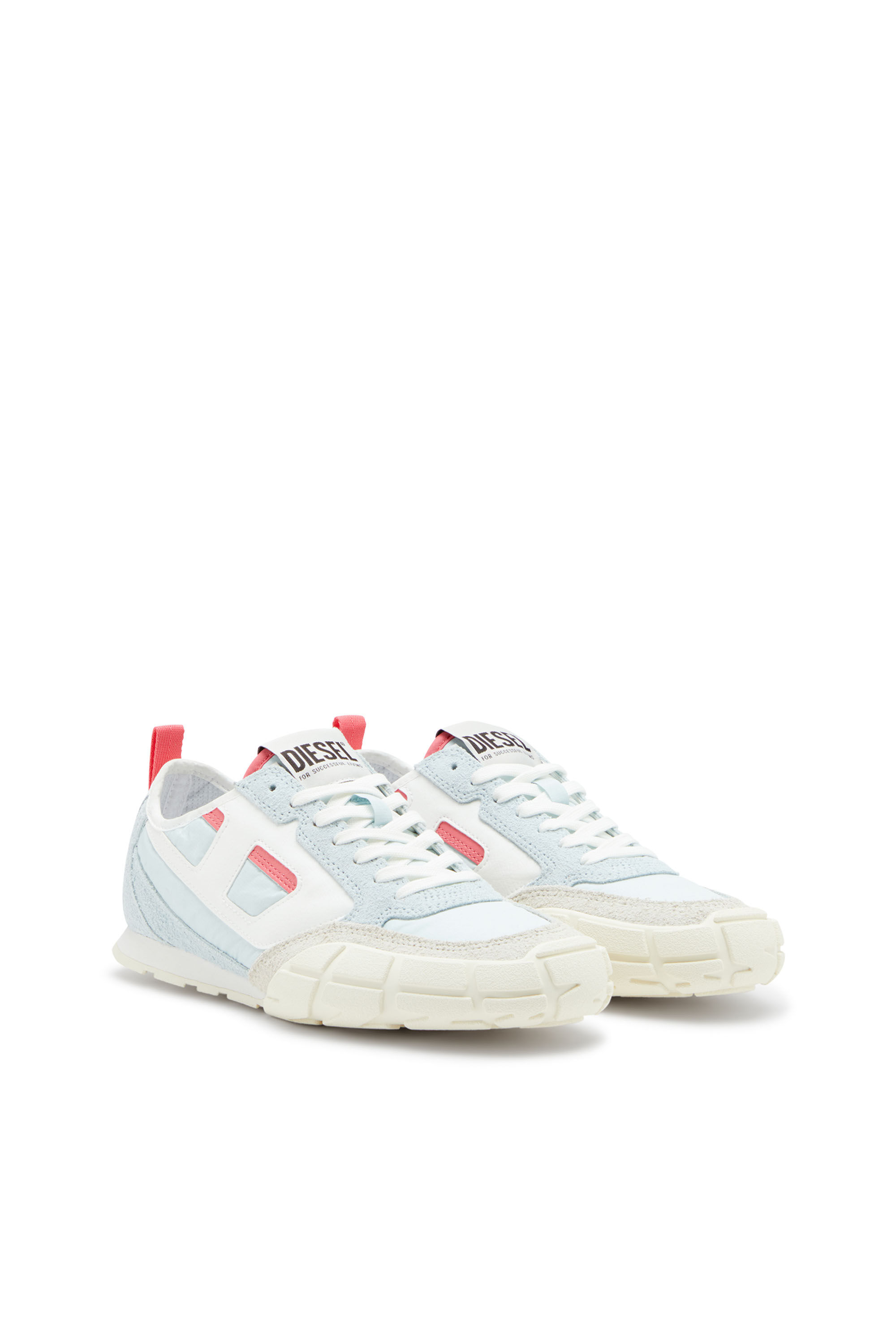 Diesel - S-PAGODHA LOW W, Sneaker in pelle, suede e ripstop Donna in ToBeDefined - 2
