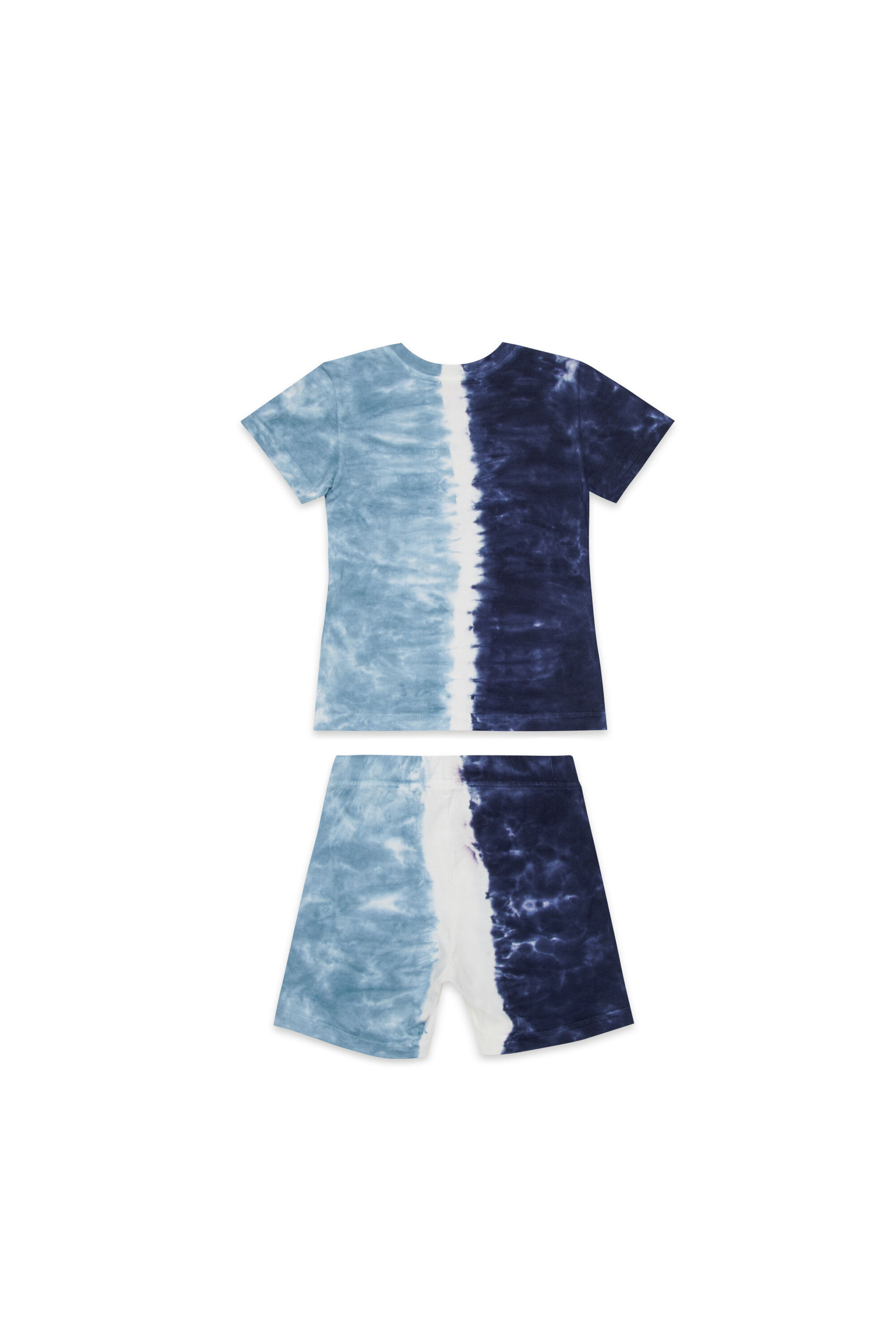 Diesel - STKITESHORTB-SET, Set abbigliamento baby tinto a immersione Uomo in Blu - 2