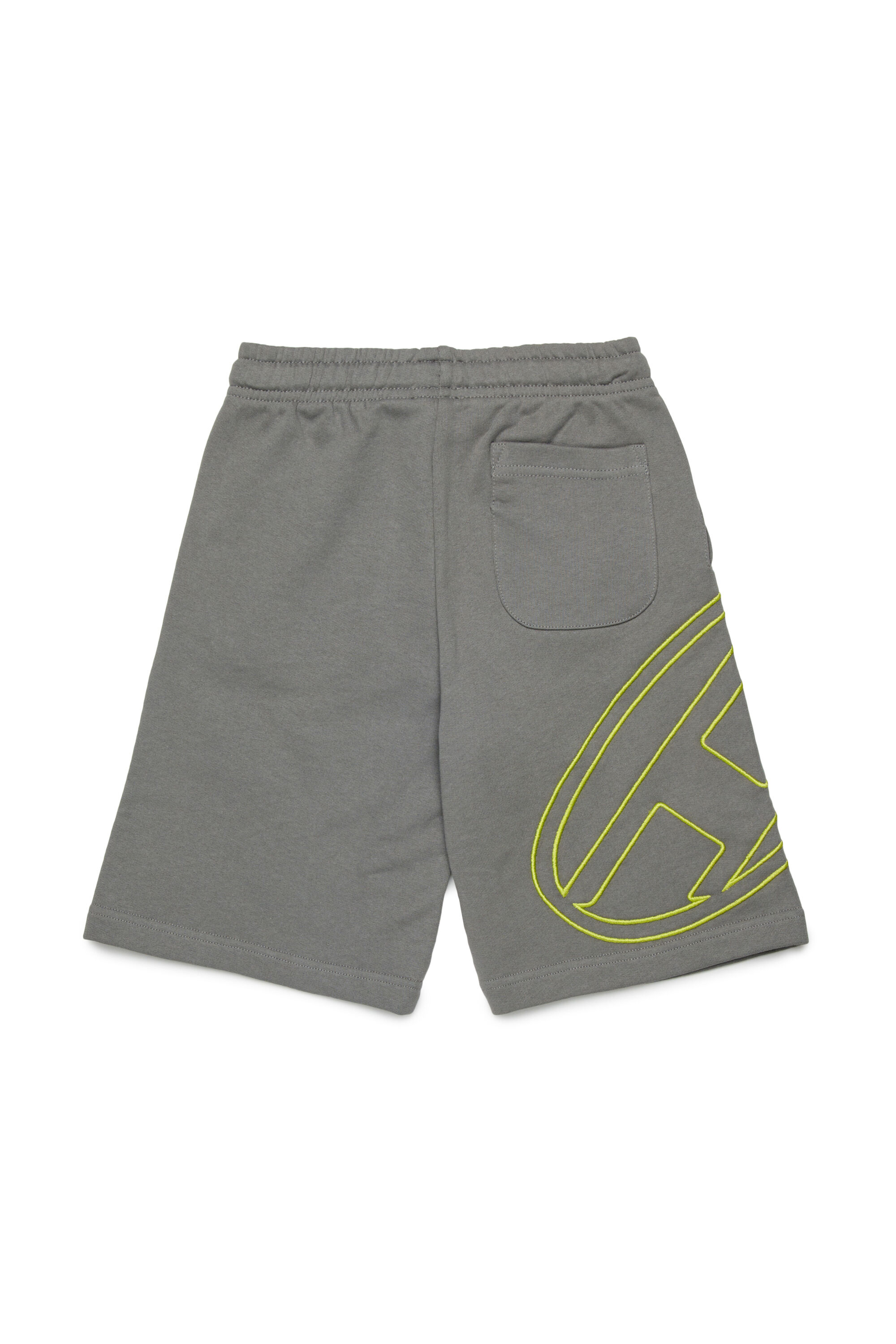 Diesel - PBETTYMEGOVALD, Short de survêtement avec broderie Oval D Homme in Gris - 2