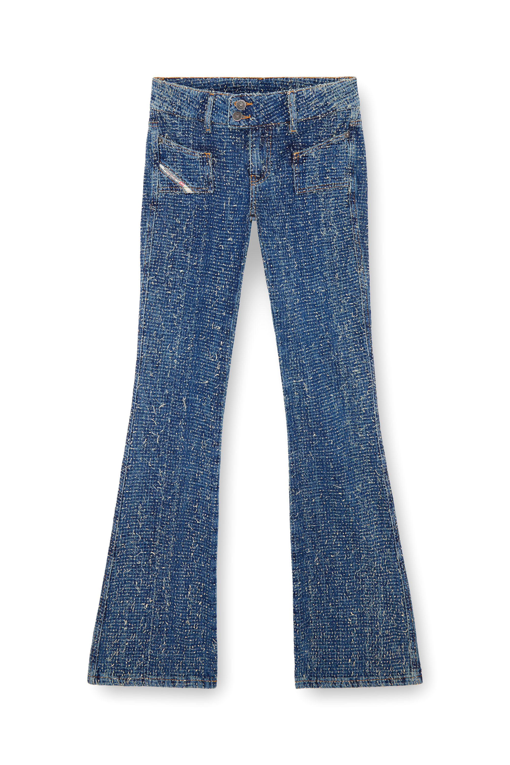 Diesel - Femme Bootcut and Flare Jeans D-Ebush 0PGAH, Bleu moyen - Image 2