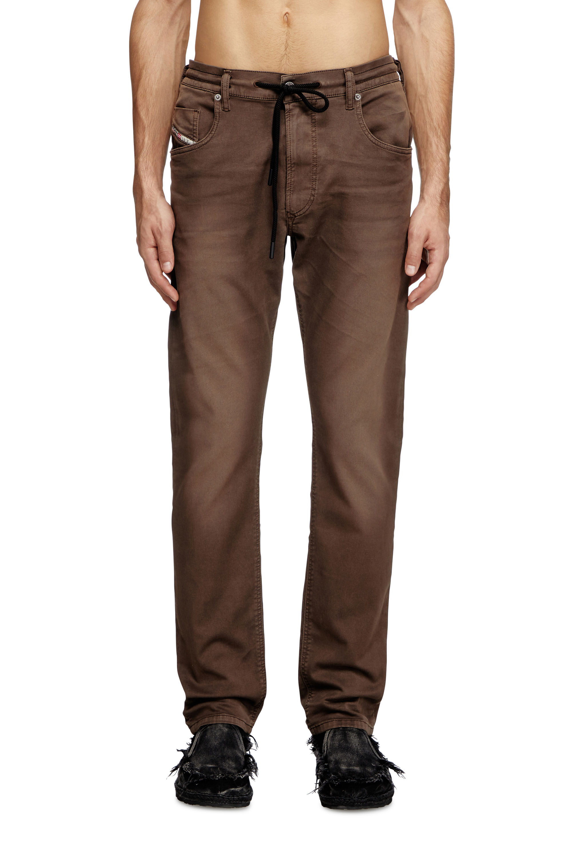 Diesel - Herren Regular 2030 D-Krooley Joggjeans® 0670M, Braun - 3