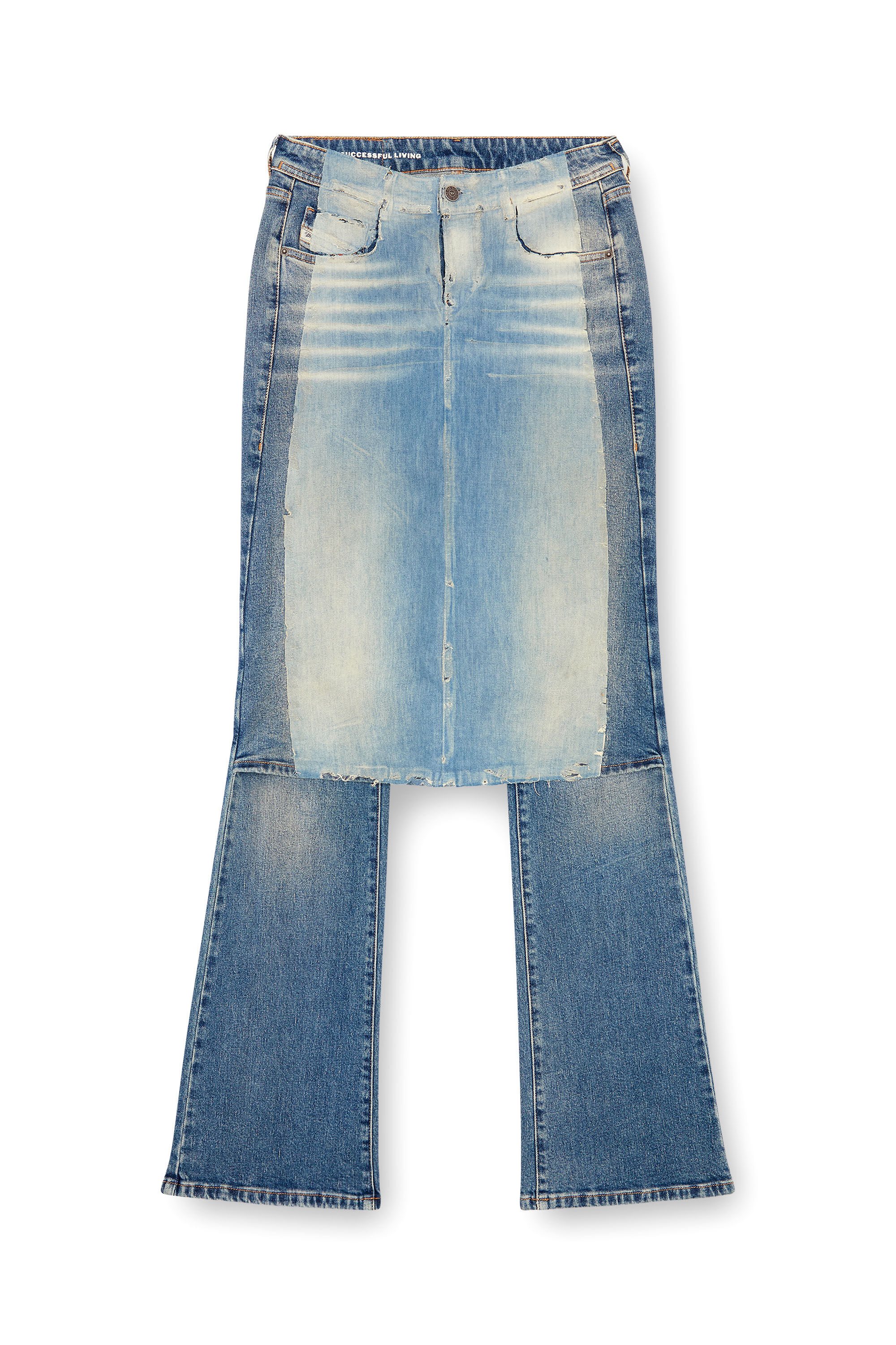 Diesel - Donna Bootcut and Flare Jeans D-Sel 007X8, Blu medio - Image 2
