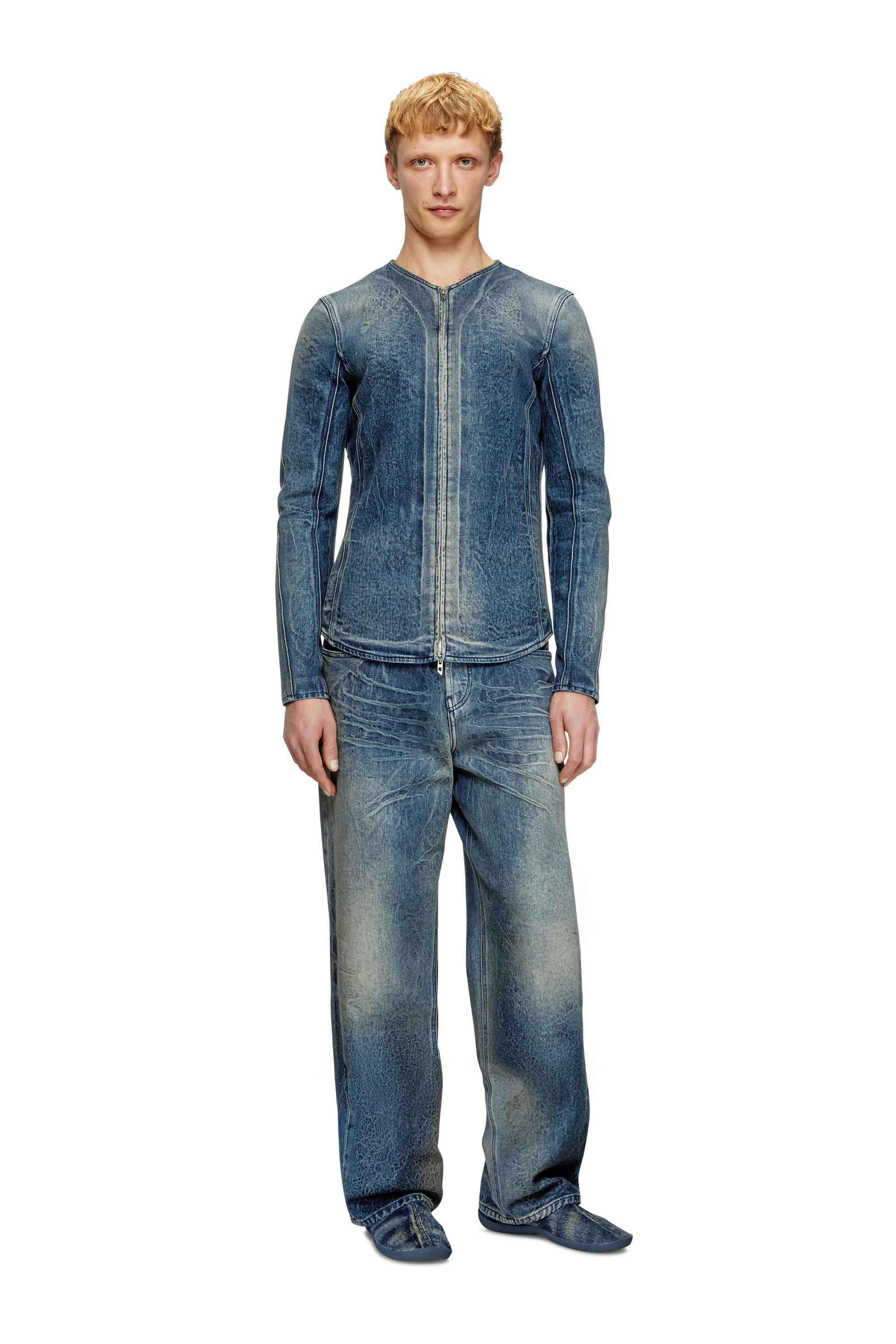 Diesel - Herren Relaxed Jeans 2001 D-Macro 007BG, Dunkelblau - 1