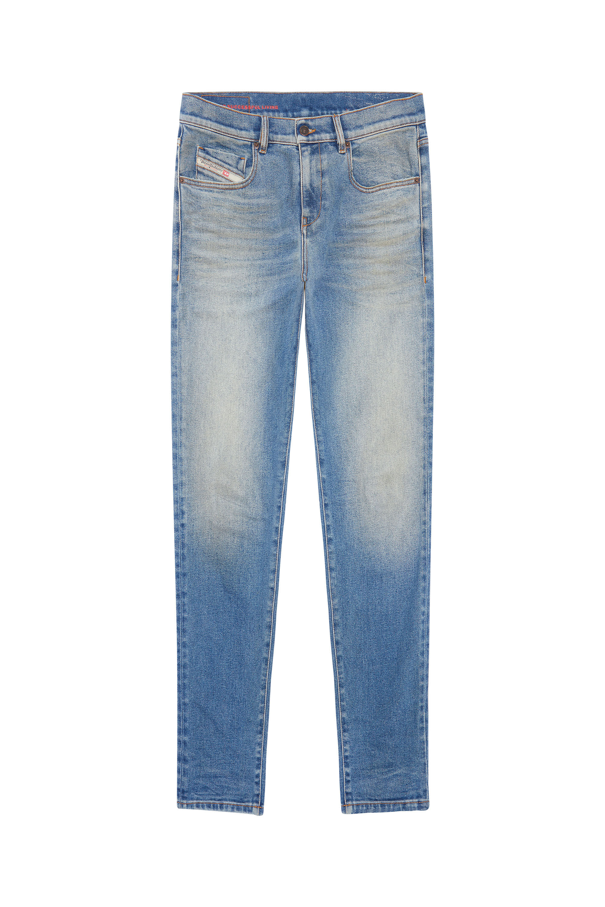 Diesel - 2019 D-STRUKT 09D81 Slim Jeans, Bleu moyen - Image 2