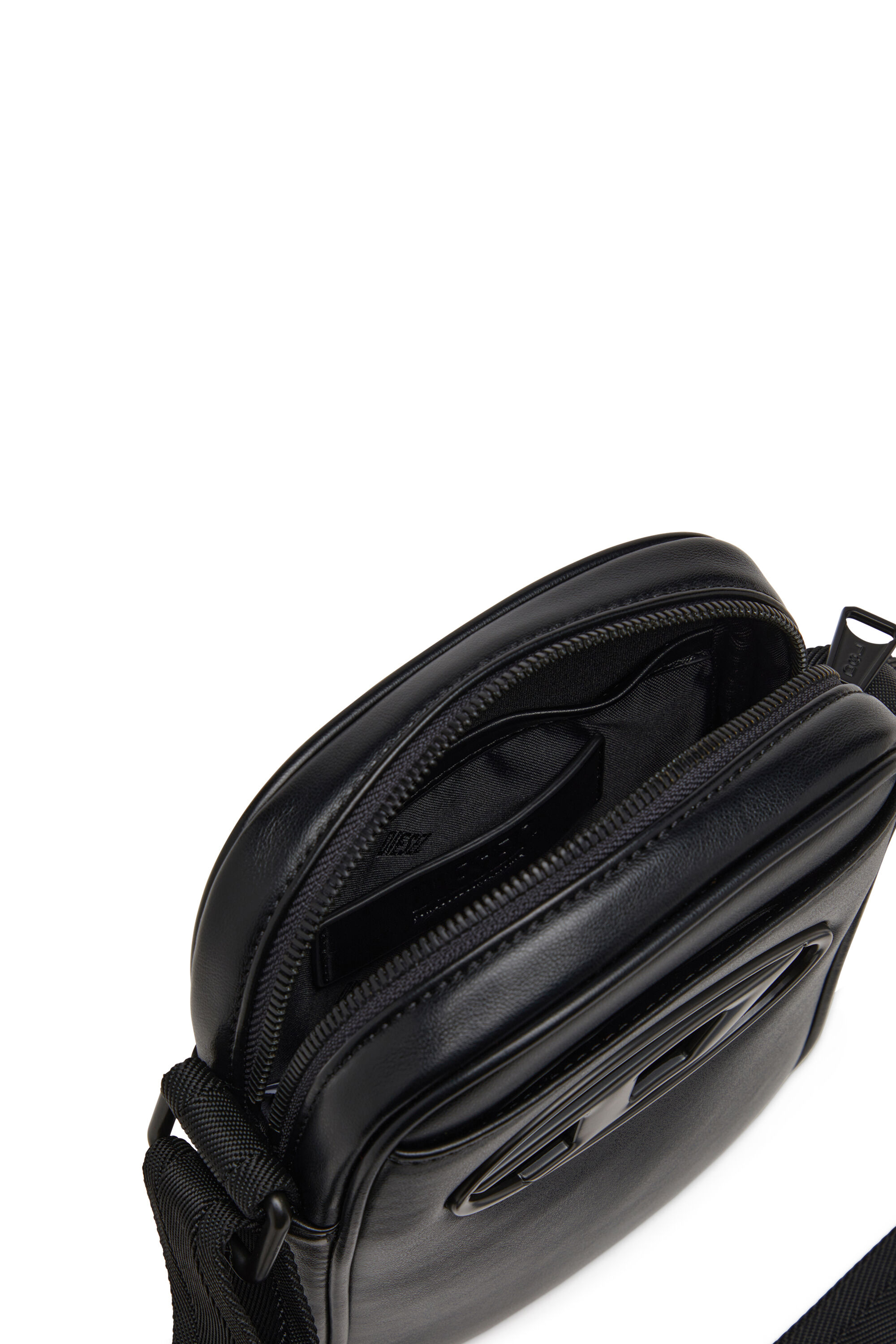 Diesel - HOLI-D CROSSBODY, Holi-D-Sac à bandoulière en PU et néoprène Homme in Noir - 2