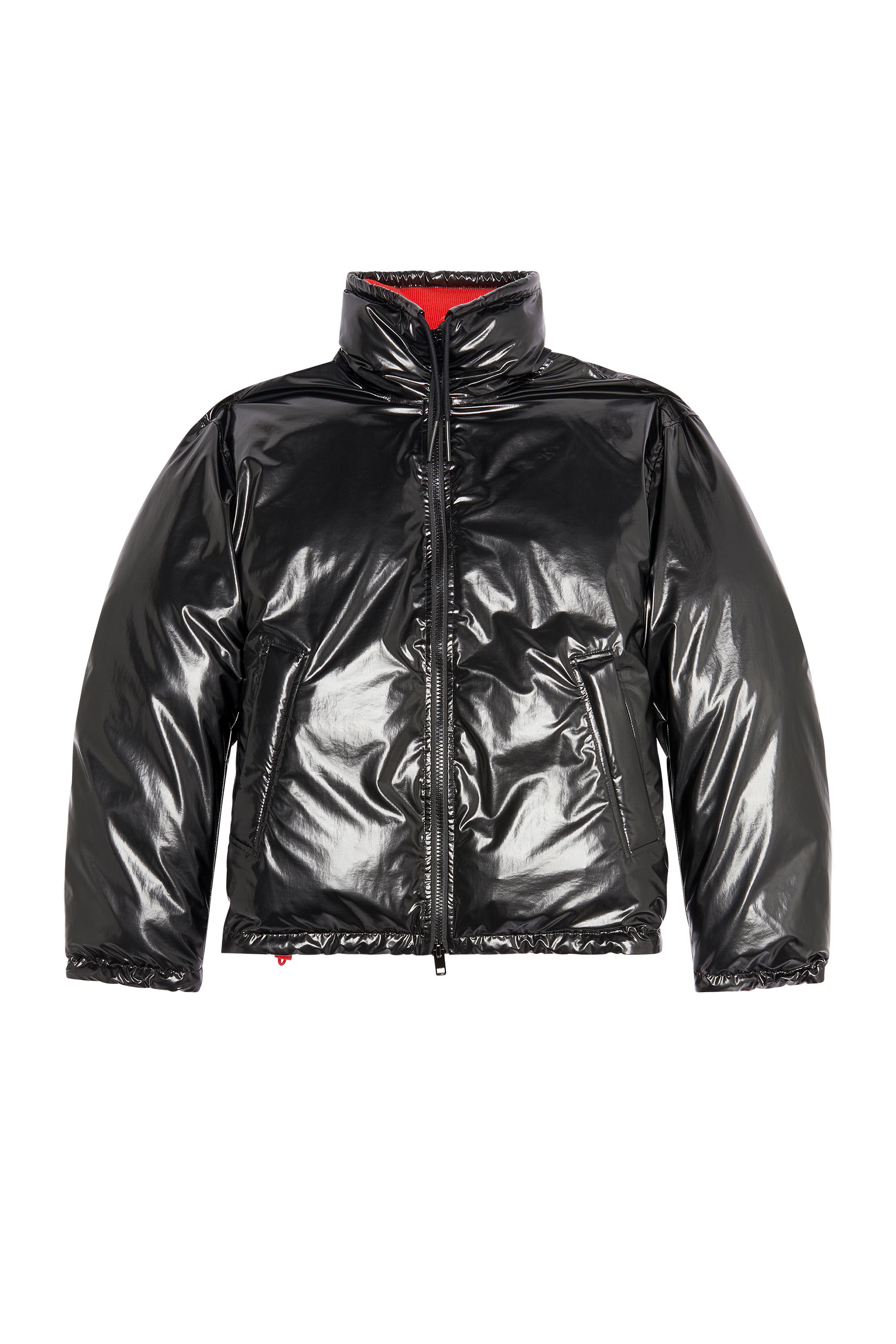 Diesel - W-JUPIT, Giacca imbottita con maxi logo Uomo in Multicolor - 2