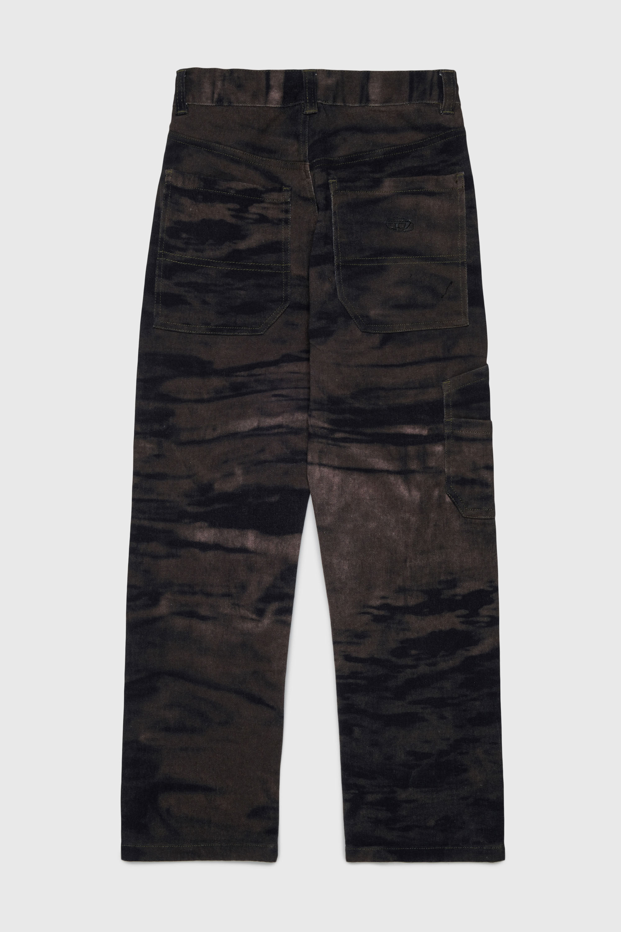 Diesel - PJAKE, Herren Baumwollhose aus stretch-baumwolle mit used-effekt in Gr&uuml;n - 2