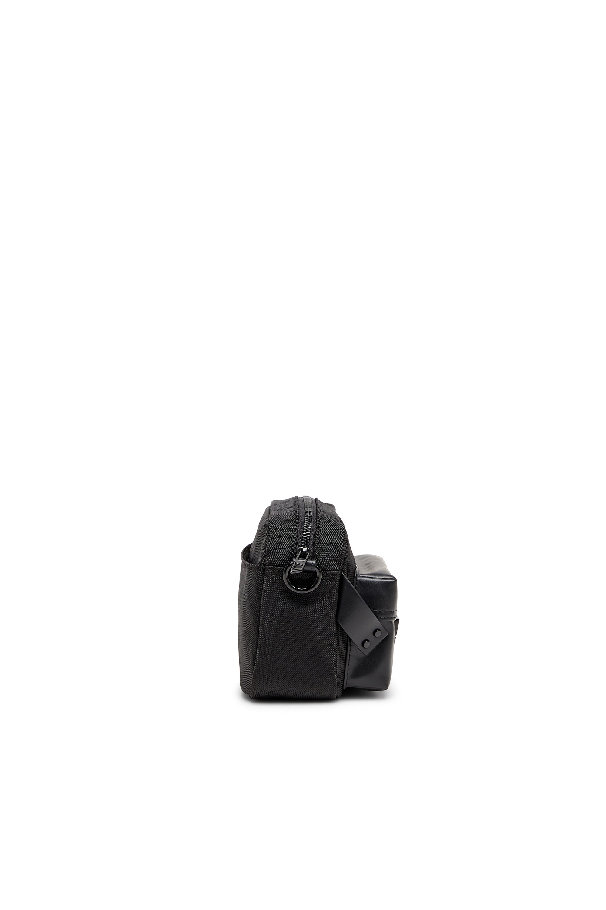 Diesel - MULTI-PKTS CAMERA BAG X, Unisex's Multi-Pkts - Crossbody bag in nylon with flap pocket in Black - 4