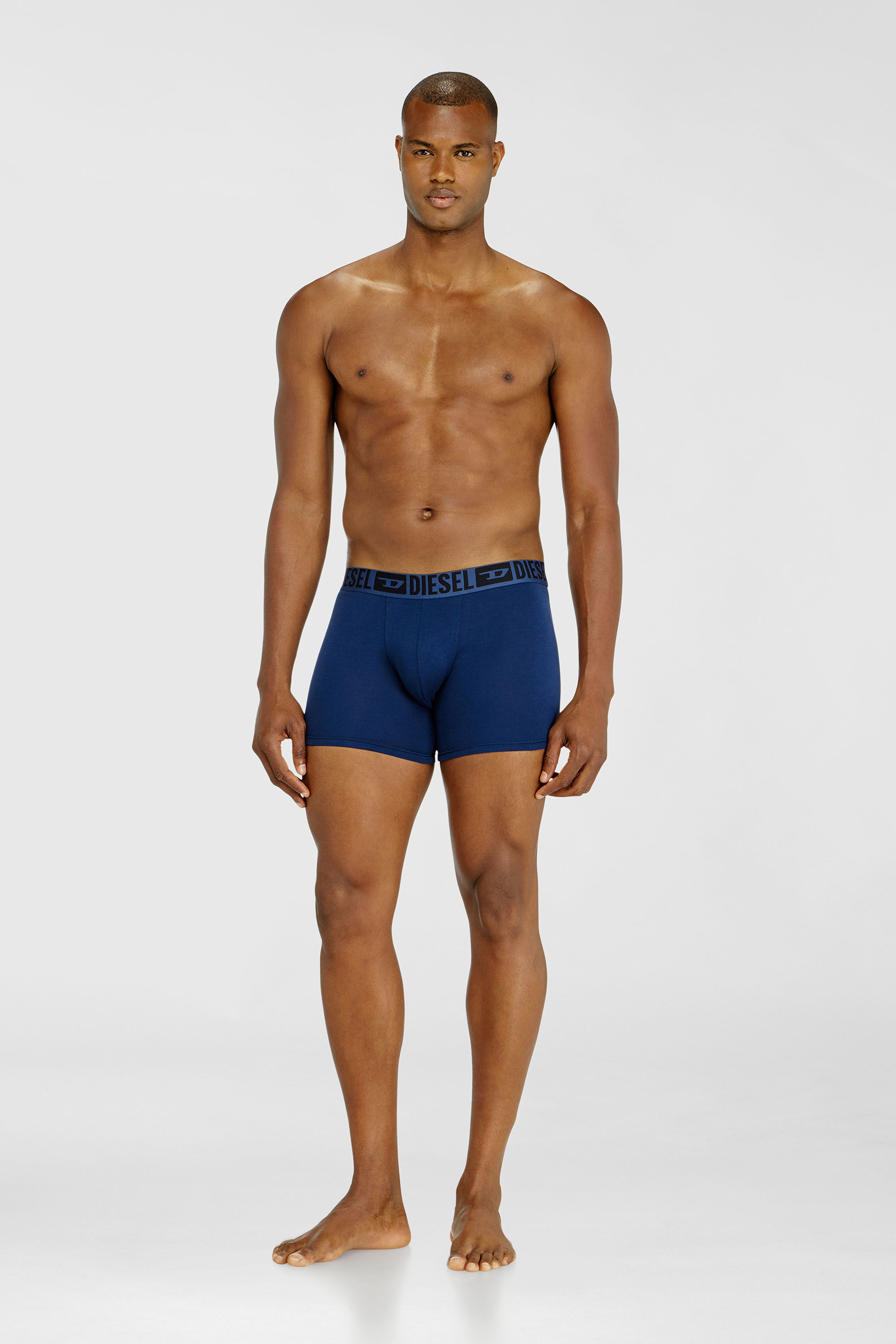 Diesel - SEBASTIAN-D-CORE-3PACK, Set da tre boxer lungo in cotone stretch Uomo in Multicolor - 1