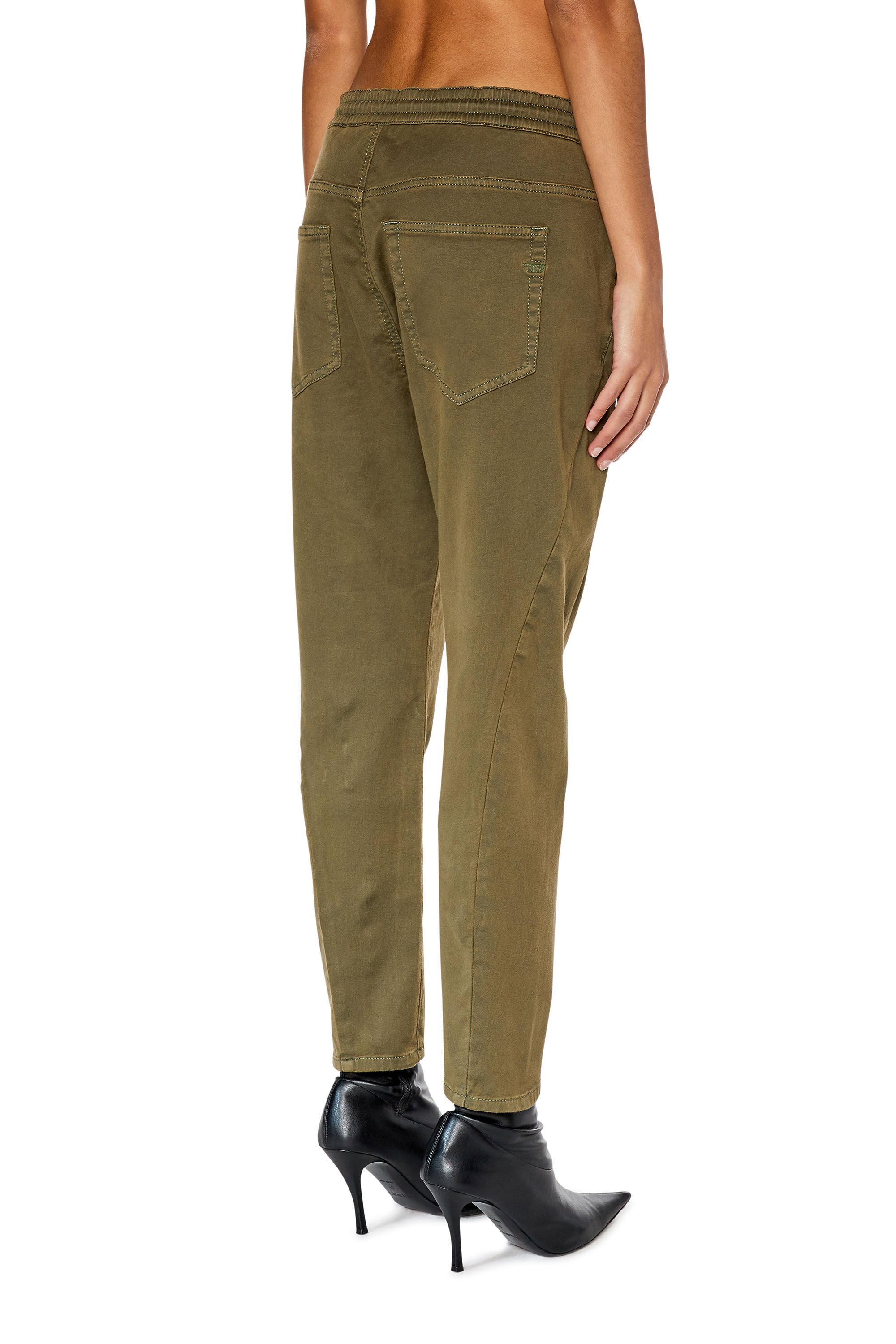 Diesel - Boyfriend Fayza JoggJeans® 068DY, Vert Militaire - Image 4