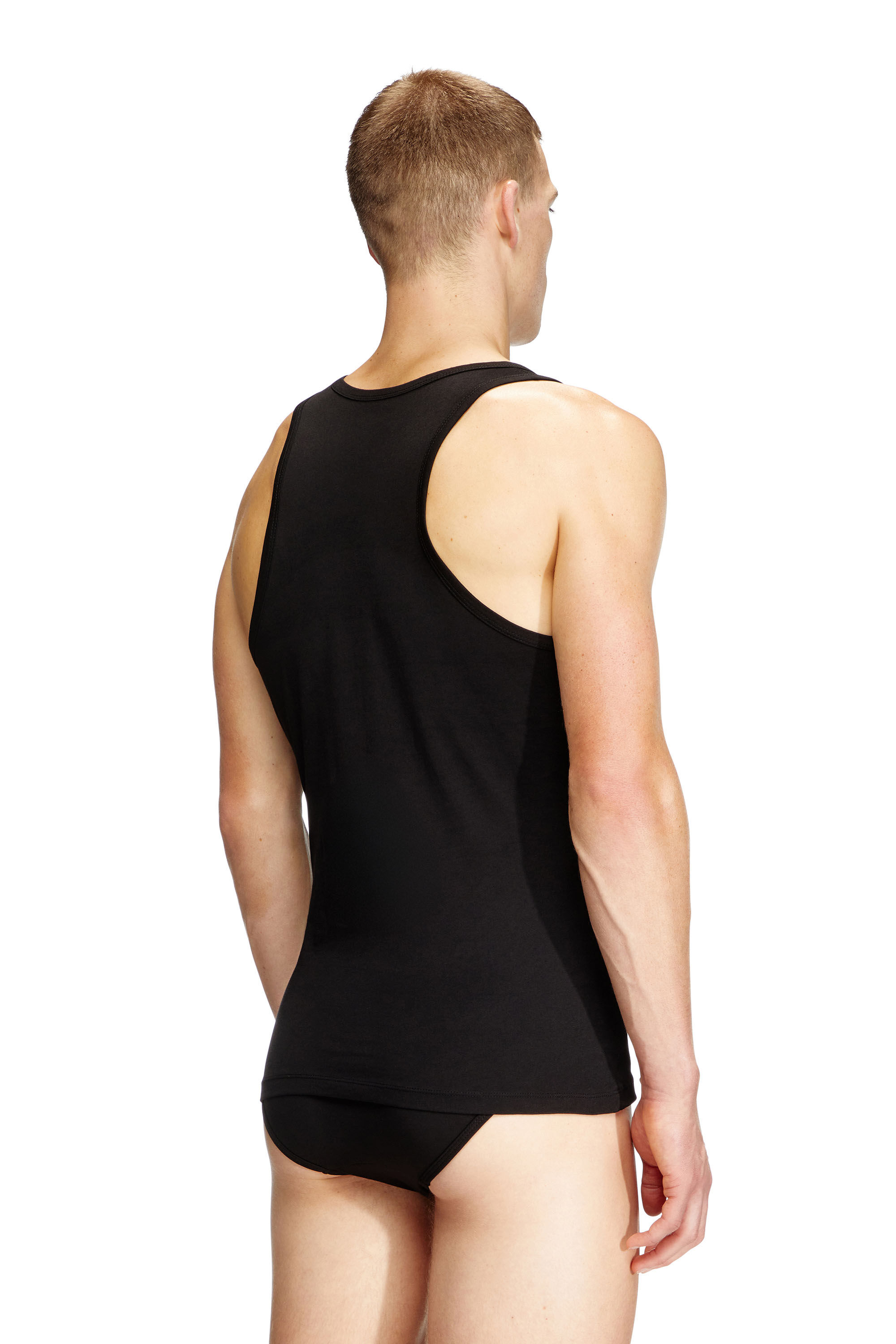 Diesel - WALTY-D-BOX-2PACK, Set da due canotte in cotone Uomo in Nero - 4