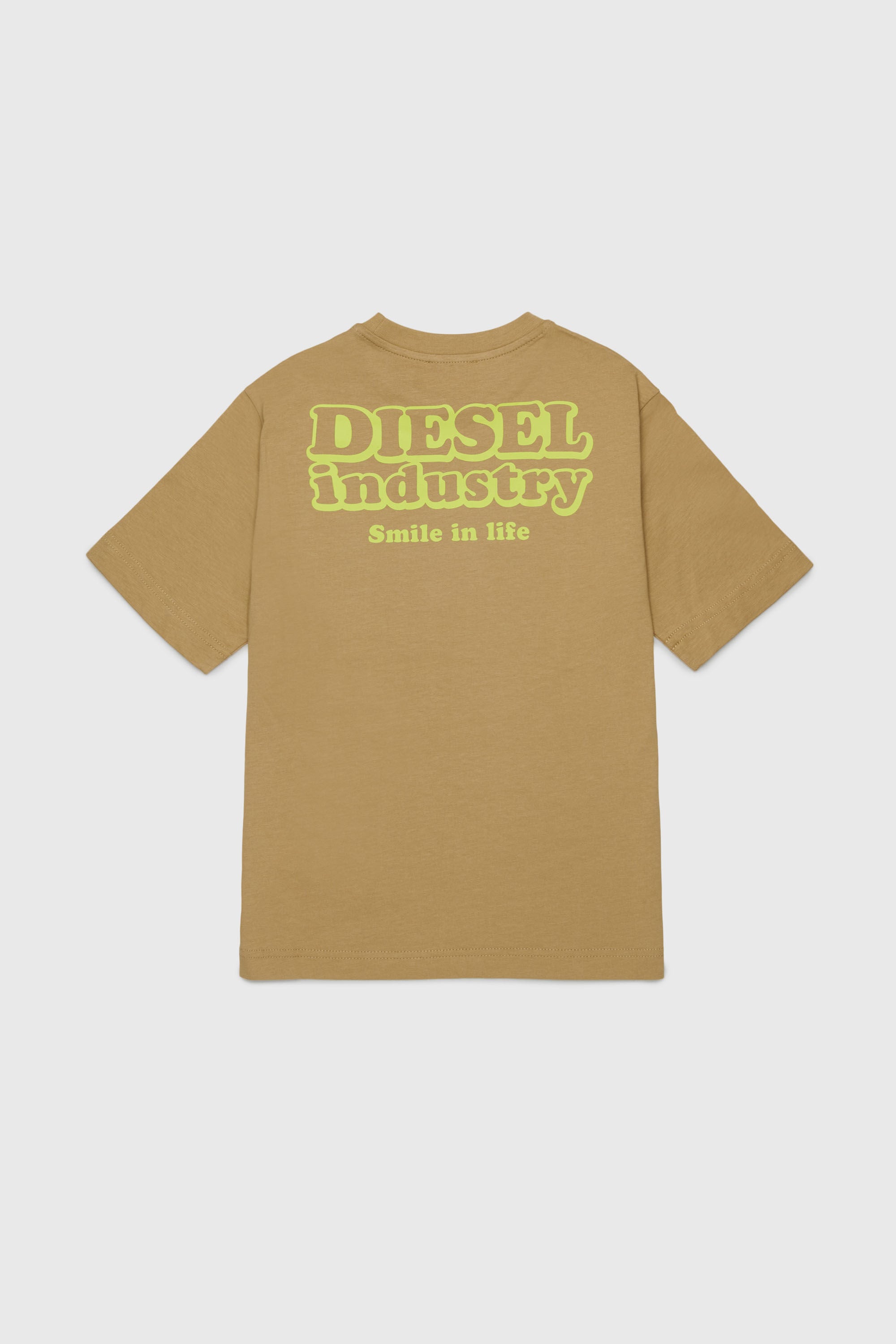 Diesel - TLODIM OVER, Herren T-shirt mit Diesel Industry Print in Braun - 2