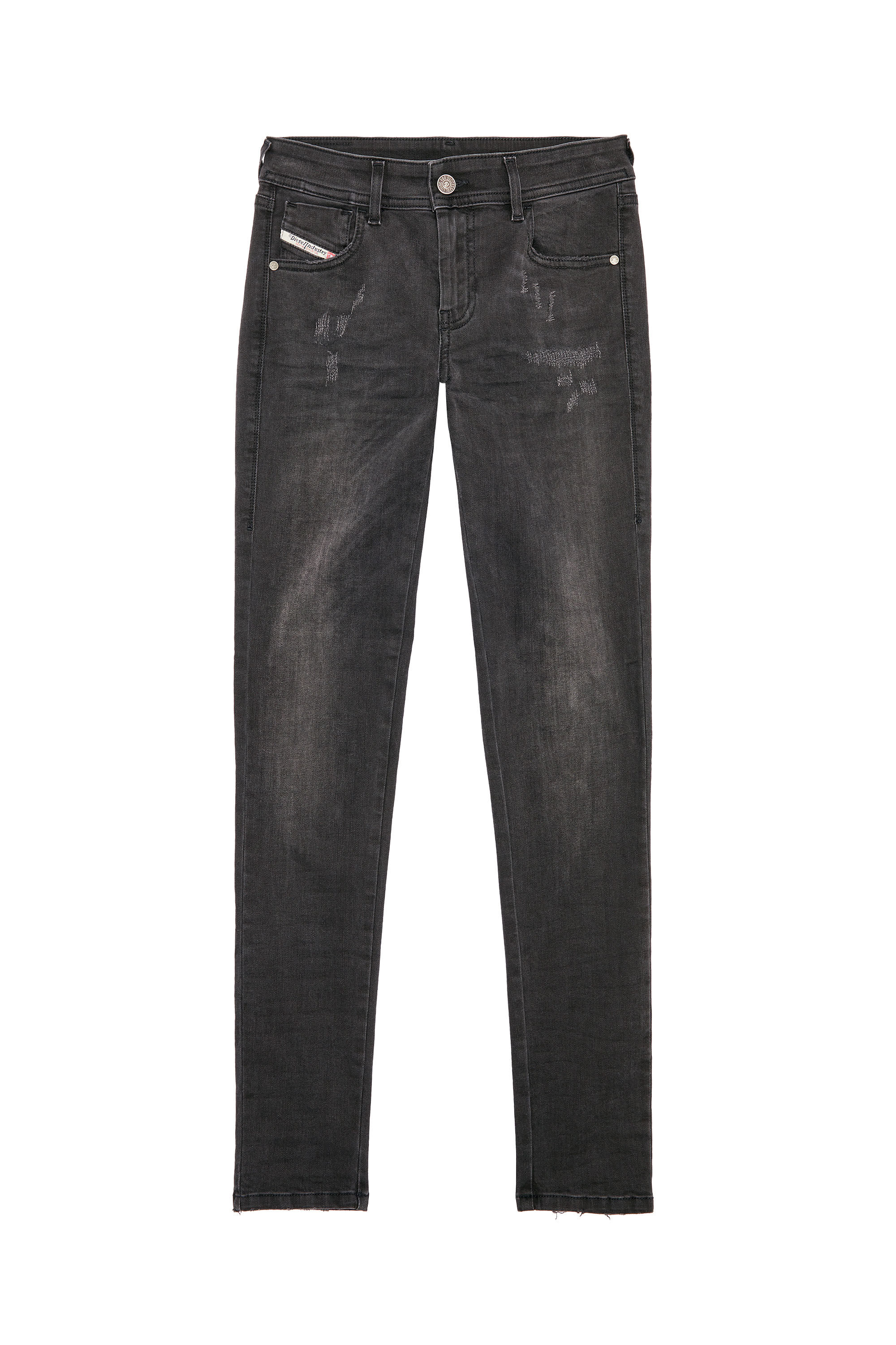 Diesel - Super skinny Jeans 2018 Slandy-Low E69SB, Black/Dark grey - Image 2