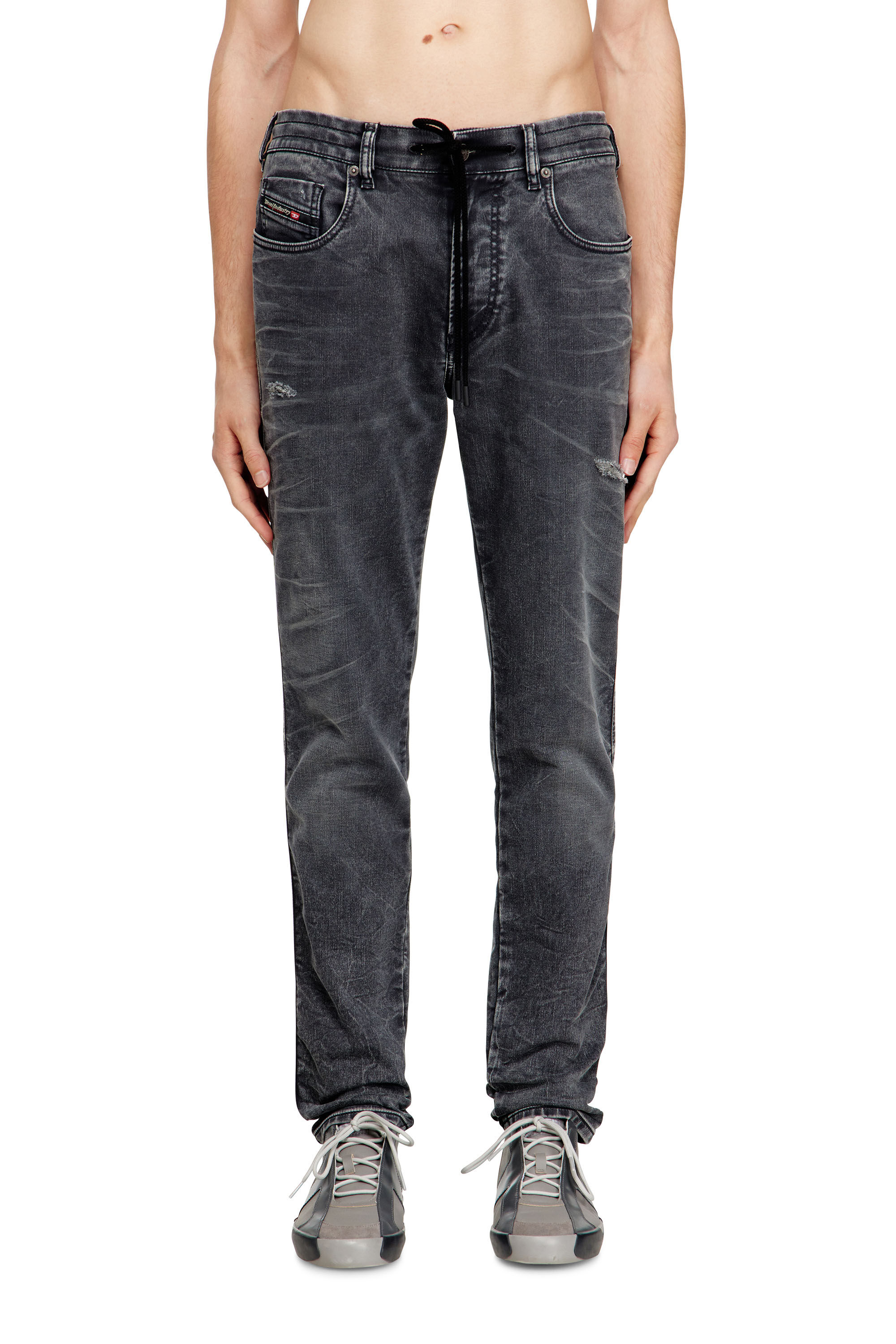 Herren Slim Jeans | Schwarz/Dunkelgrau | Diesel 2062 D-Strukt