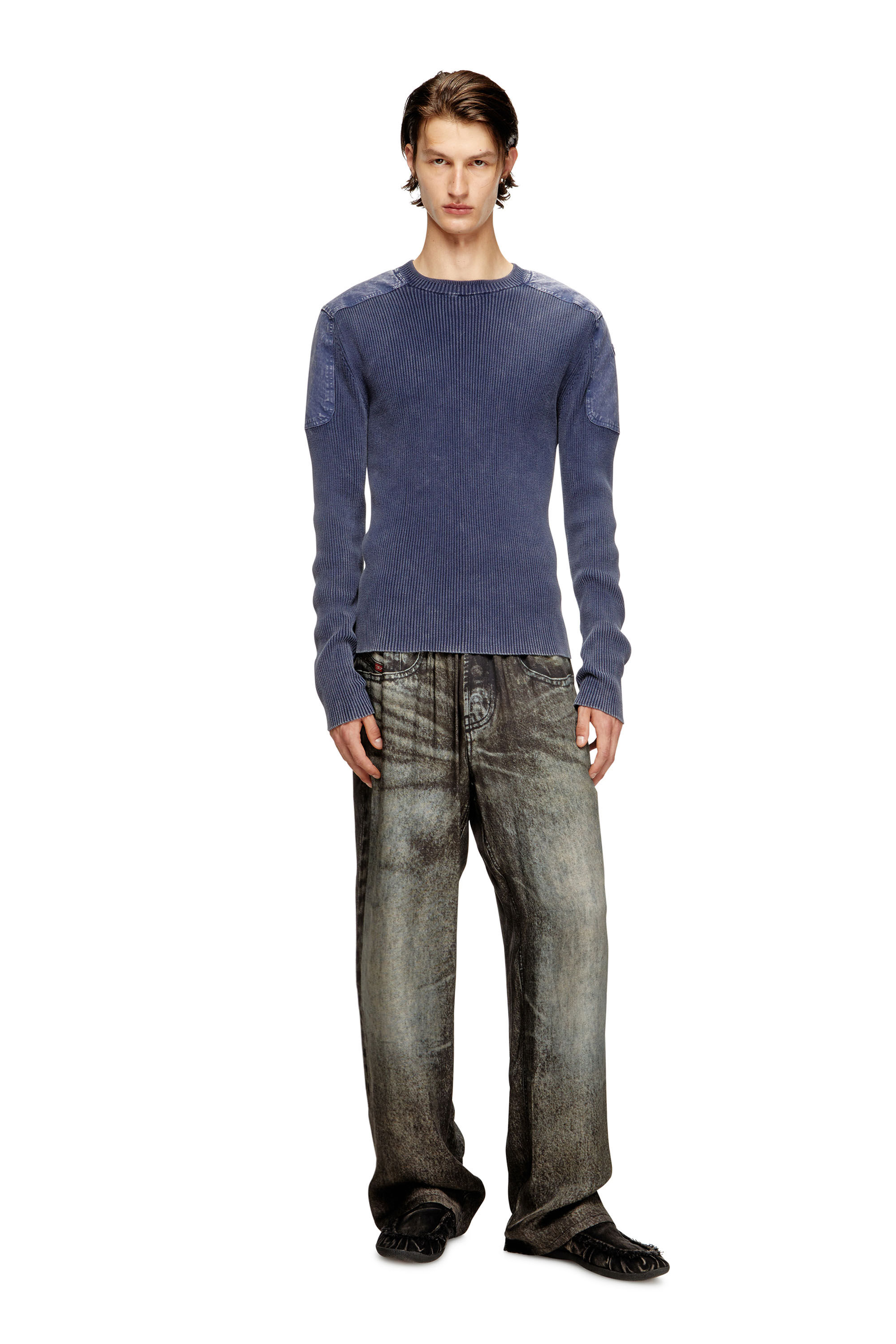 Diesel - K-MARTIN, Maglia con spalle a contrasto Uomo in ToBeDefined - 1