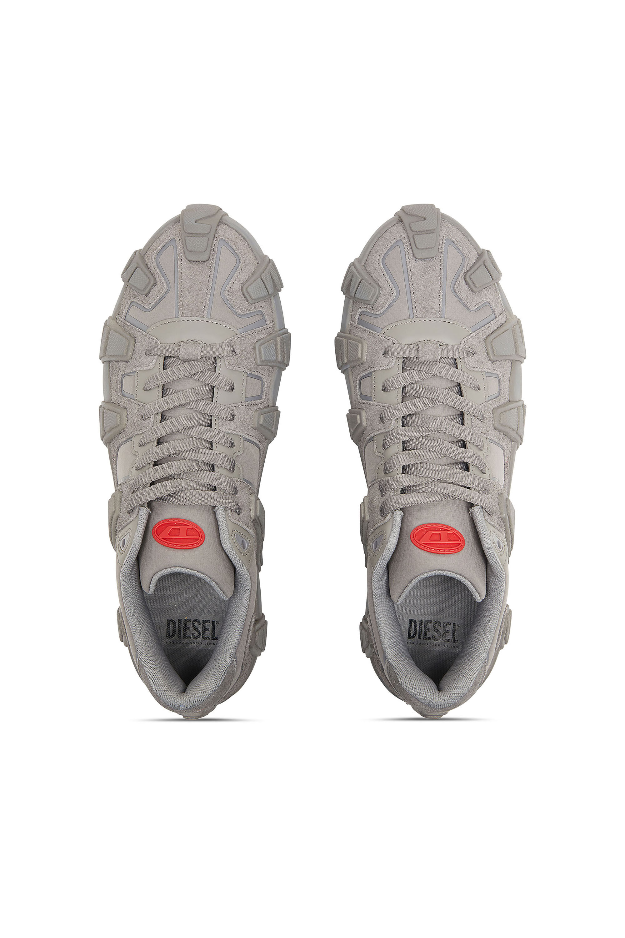 Diesel - S-D-GRIFFE LOW, S-D-Griffe - Sneakers in nylon Uomo in Grigio - 4