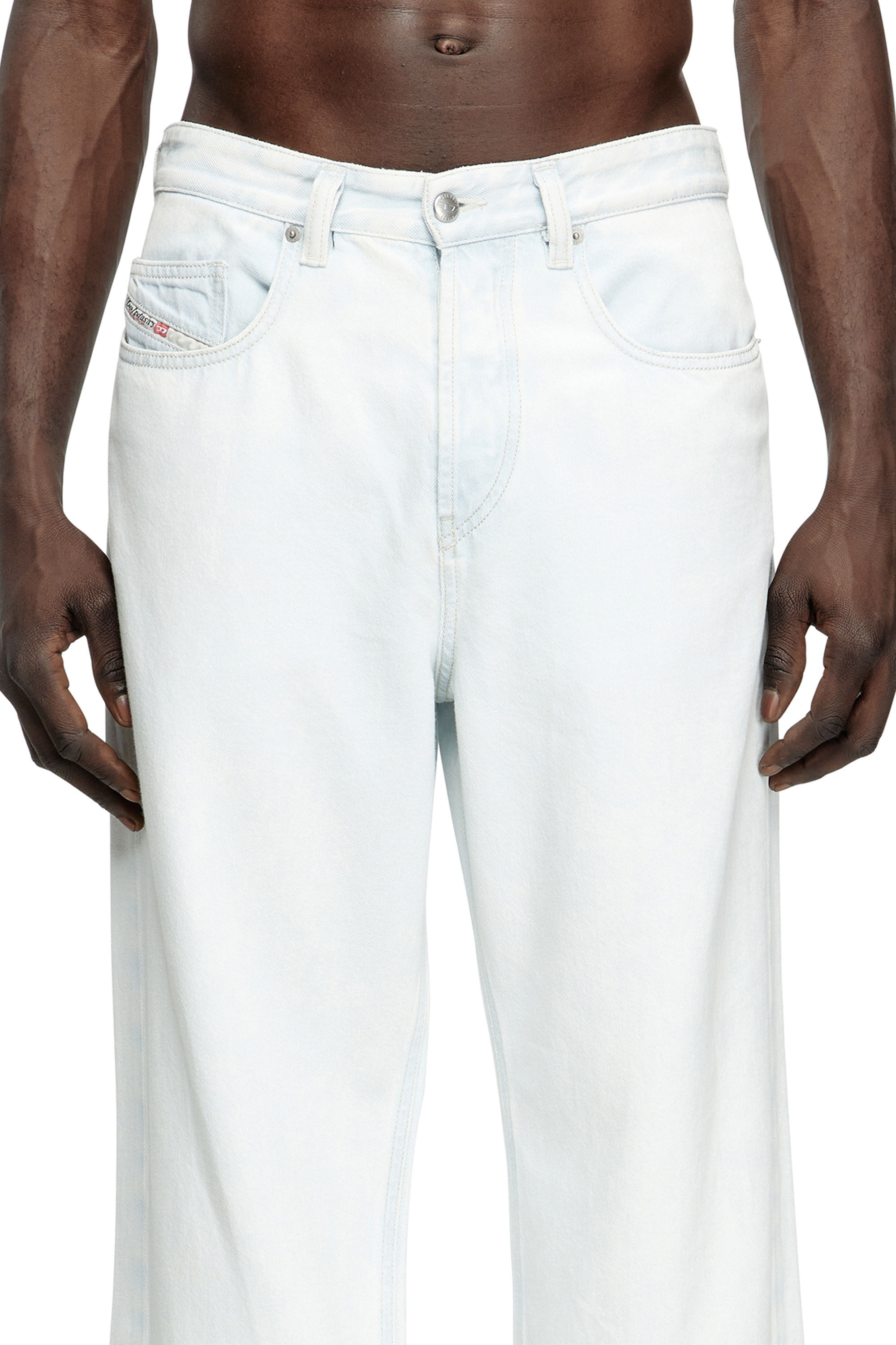 Diesel - Herren Relaxed Jeans 2001 D-Macro 09M08, Hellblau - 5