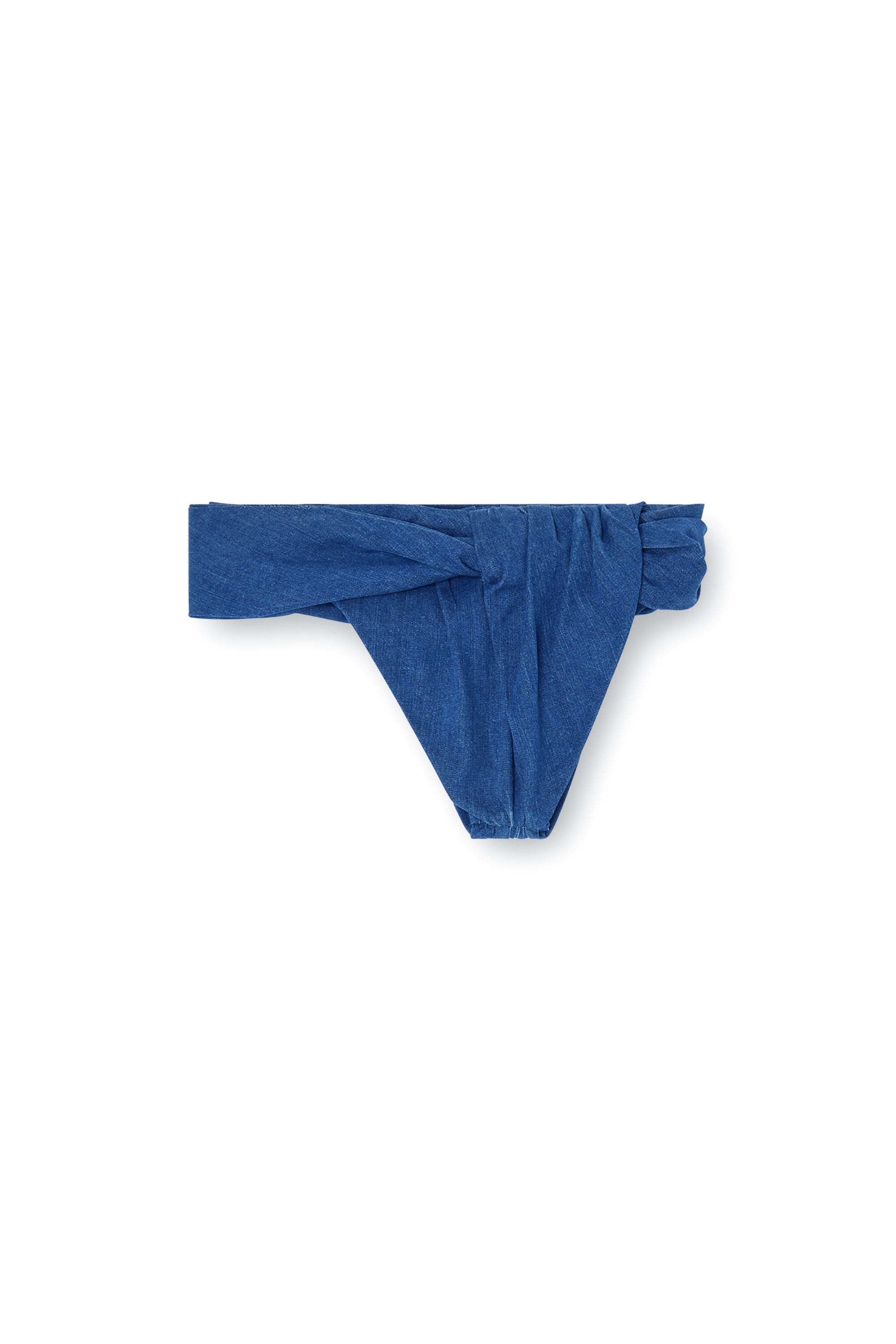 Diesel - DE-ILVY-FSJ, Damen Twisted Hotpants aus Denim in null - 2