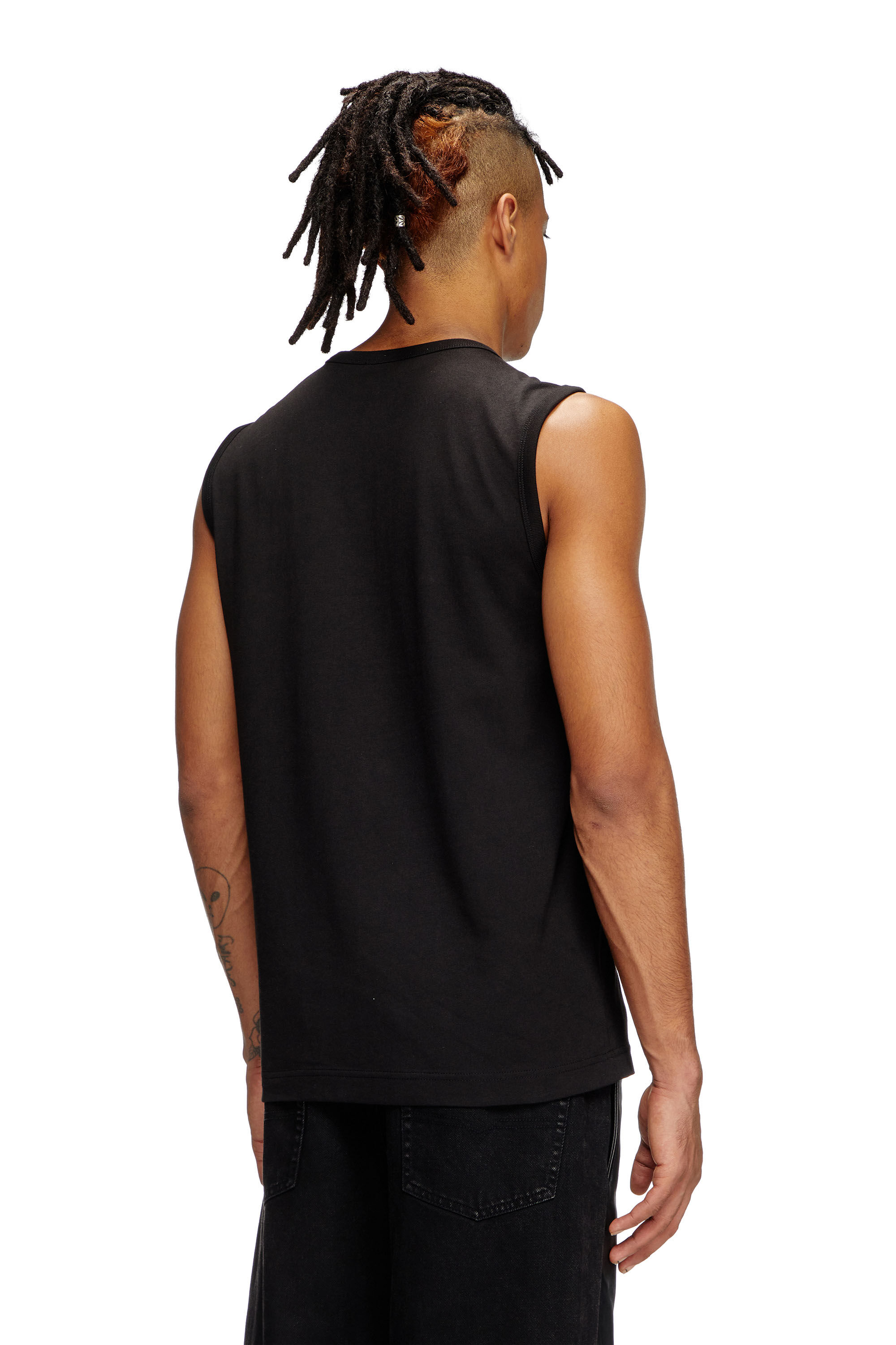 Diesel - T-BISCO-BIGOVAL, Top sans manches Homme in Noir - 4
