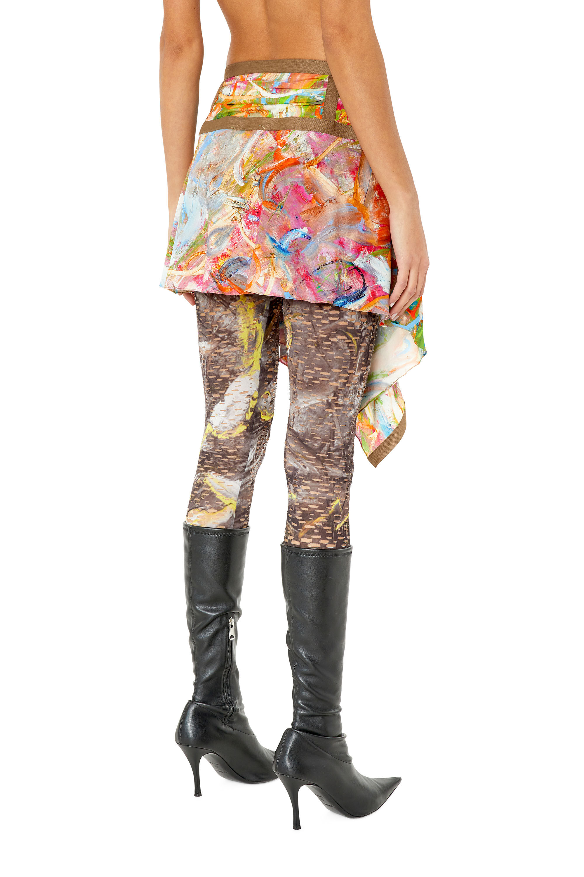 Diesel - O-DIANTHA-PRINT, Marrone/Rosso - Image 4