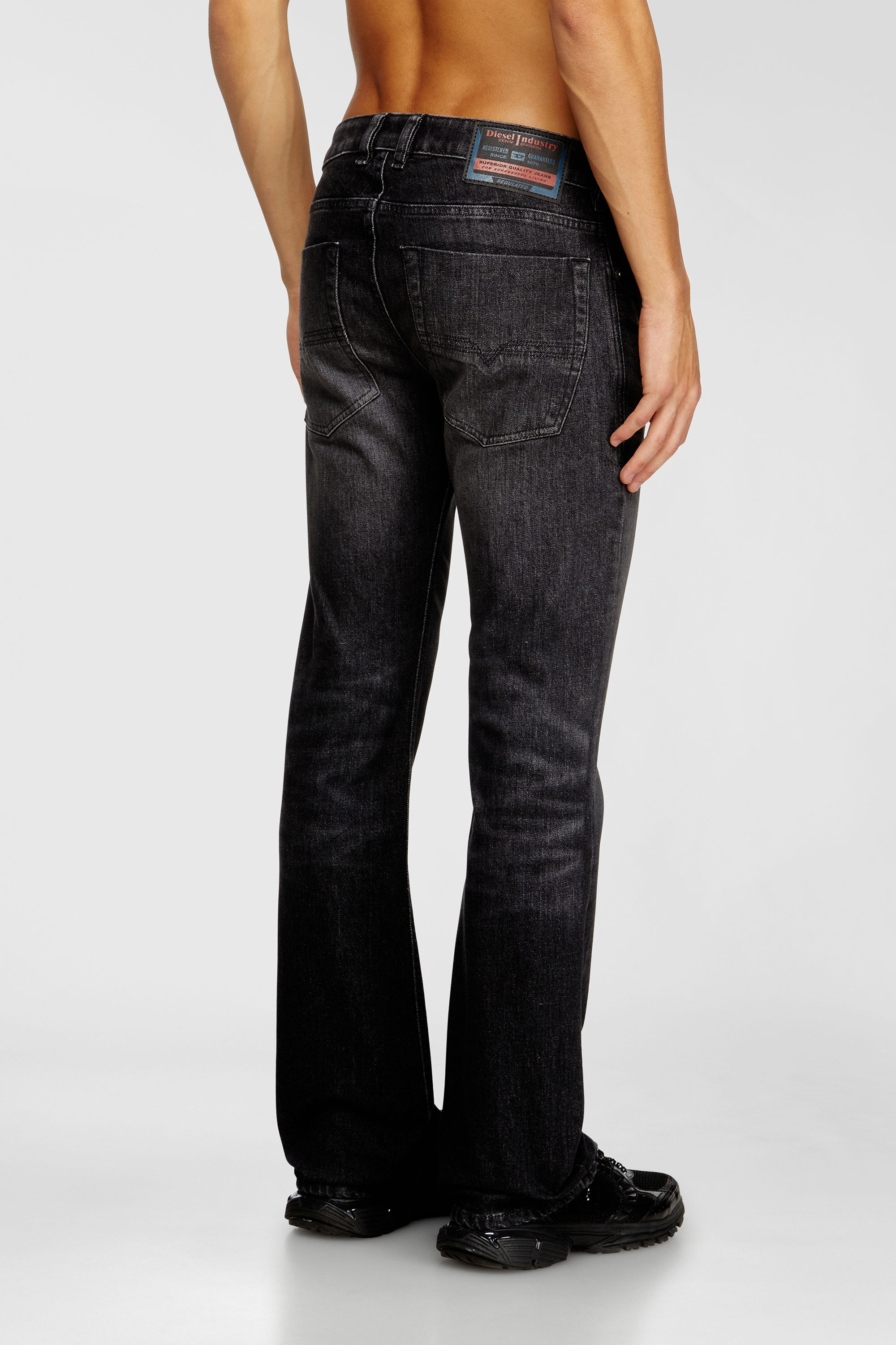 Diesel - Bootcut Jeans 2007 Zatiny 09N48 Homme, Noir/Gris fonc&eacute; - Image 5