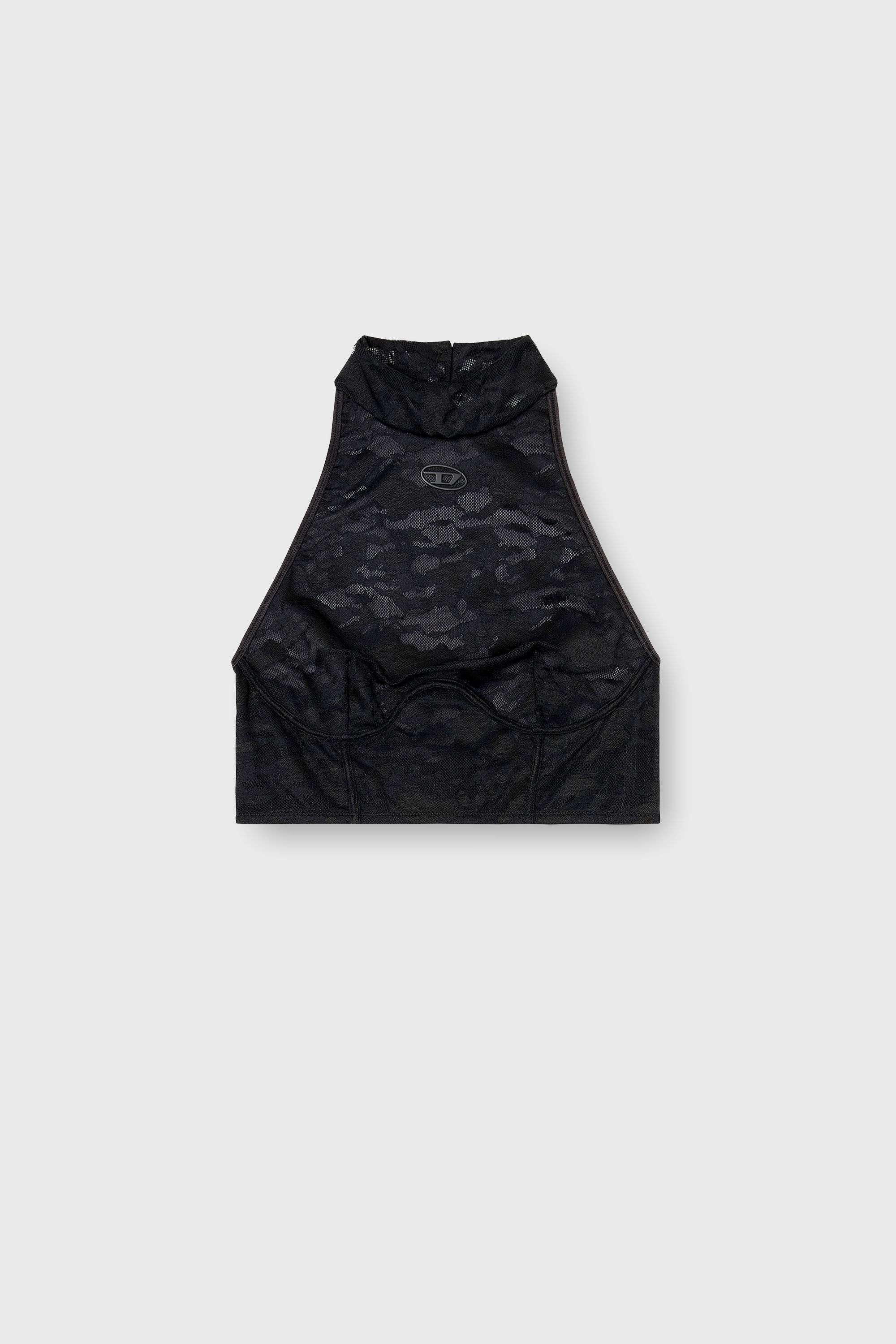 Diesel - MARCIA-UTLT, Bralette in pizzo con scollo all&rsquo;americana Donna in Nero - 2