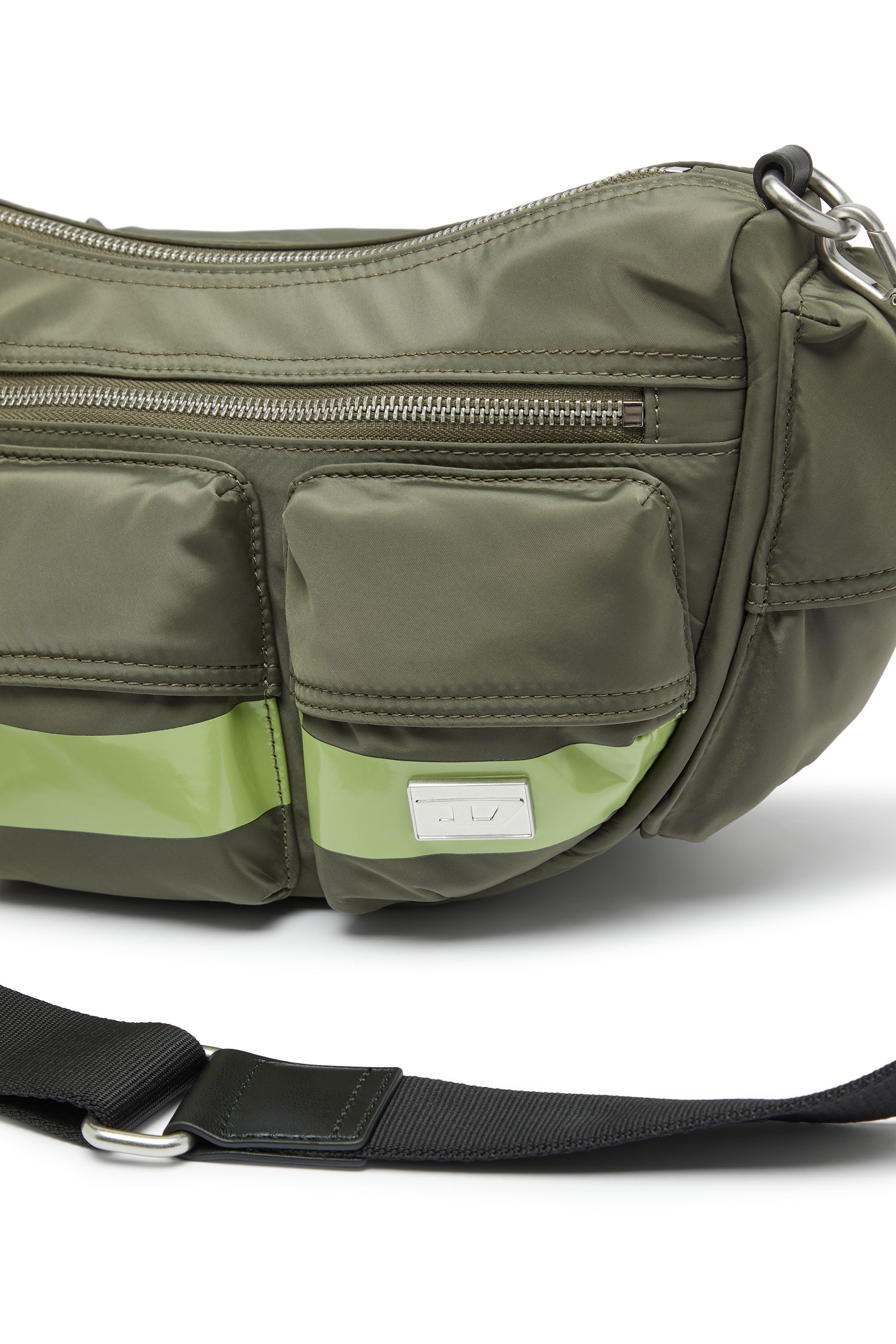 Diesel - MULTI-PKTS SHOULDER BAG X, Multi-Pkts - Borsa a spalla con design color block Unisex in Multicolor - 5