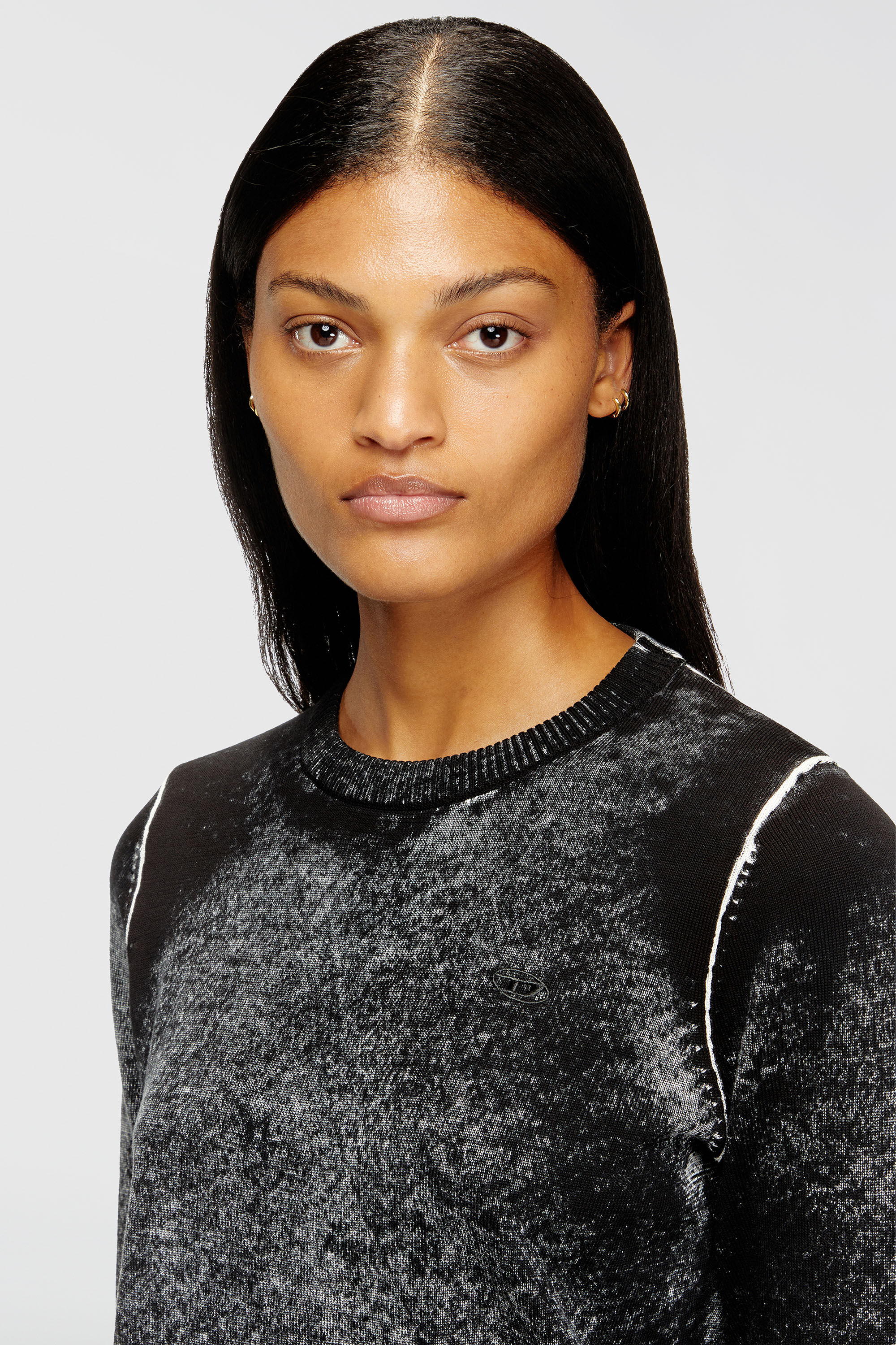 Diesel - M-LOVRE, Maglia con stampa interna sfumata Donna in Multicolor - 5