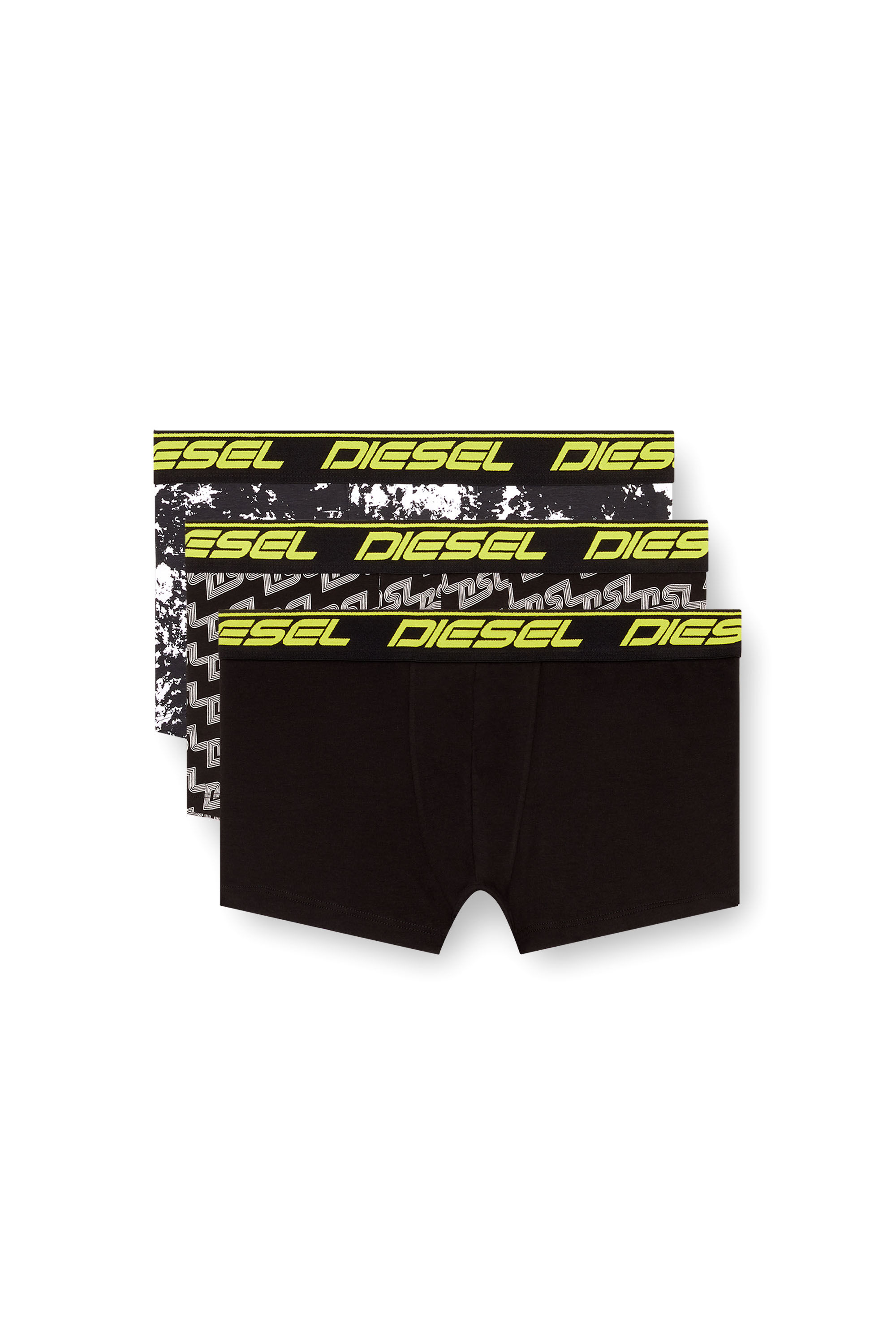 Diesel - UMBX-DAMIENTHREEPACK, Man Three-pack cloudy-print boxer briefs in Multicolor - Image 1