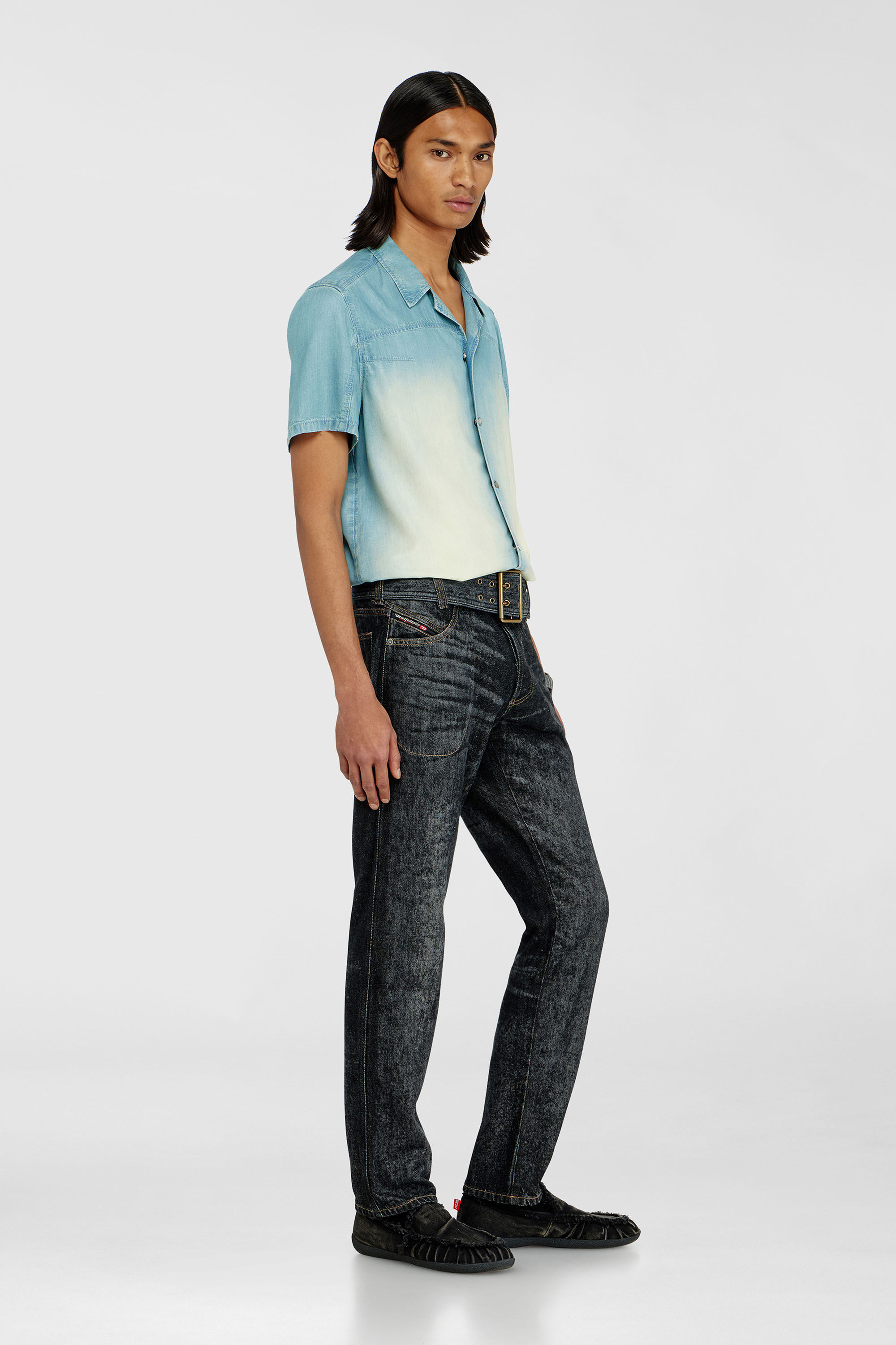 Diesel - Herren Slim Jeans D-Villus 09Q24, Schwarz/Dunkelgrau - 2