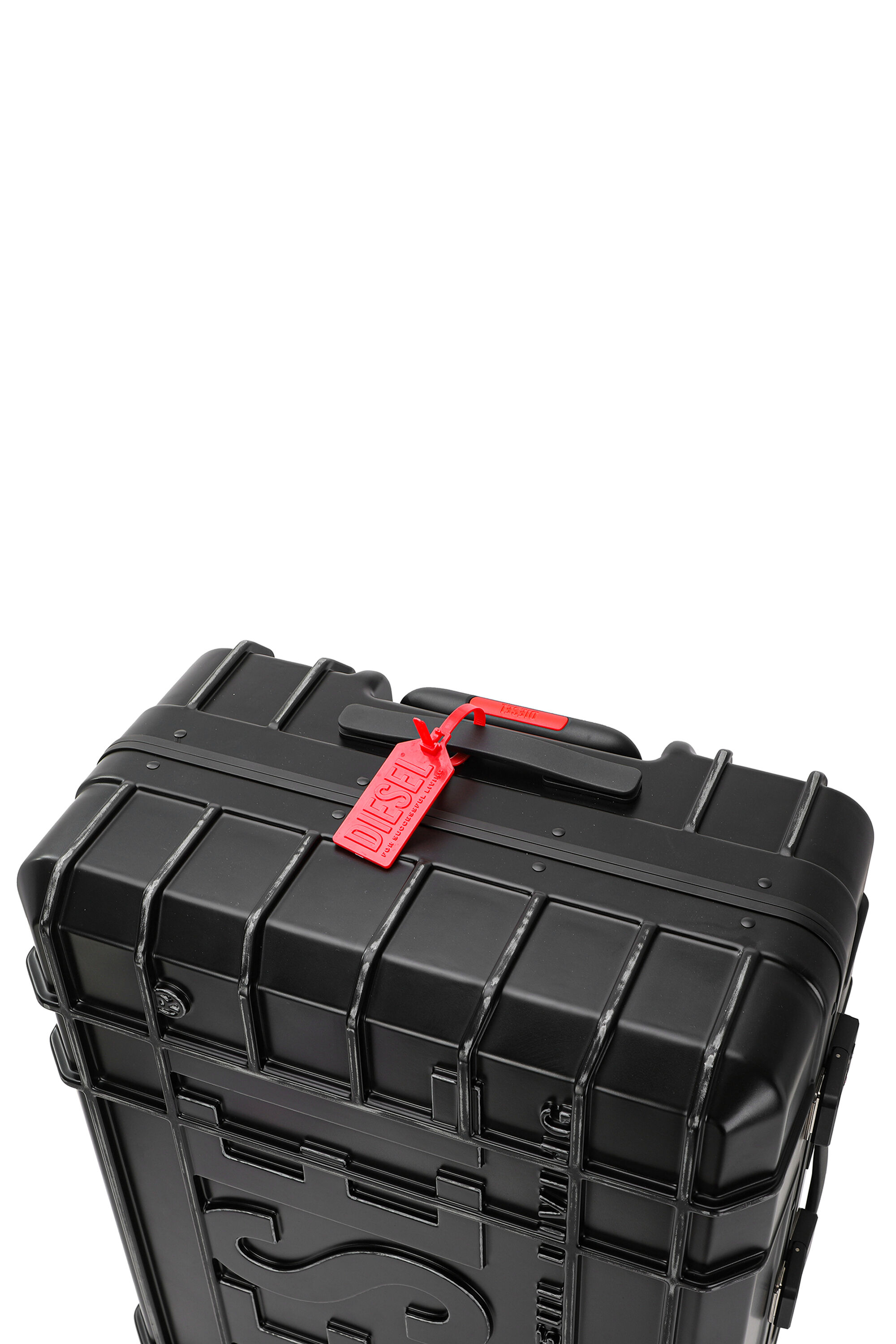 Diesel - DIESEL PC STRONG IMAGE TROLLEY- DSL003, Valigia da cabina resistente misura 28" Unisex in Nero - 6