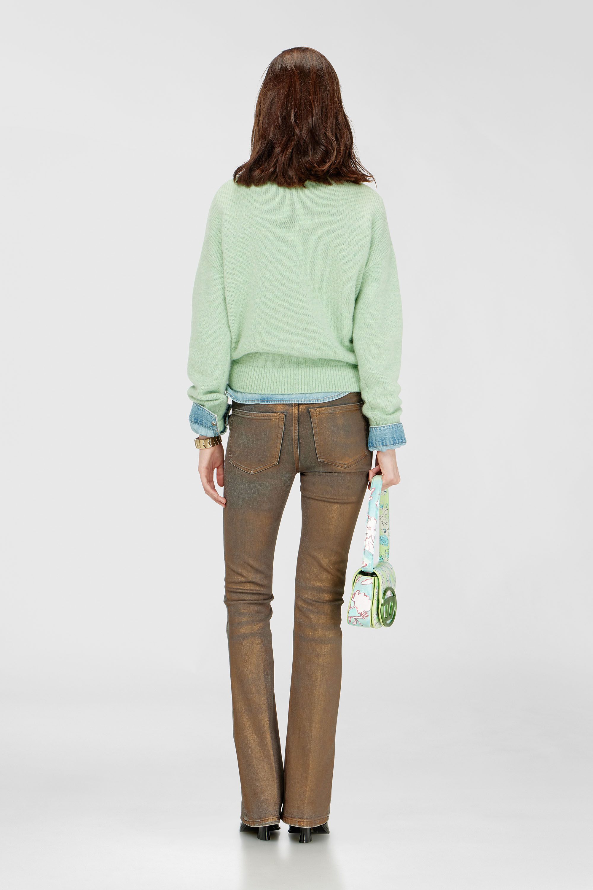Diesel - Bootcut Jeans 1969 D-Ebbey 09Q38 Donna, Marrone - Image 3