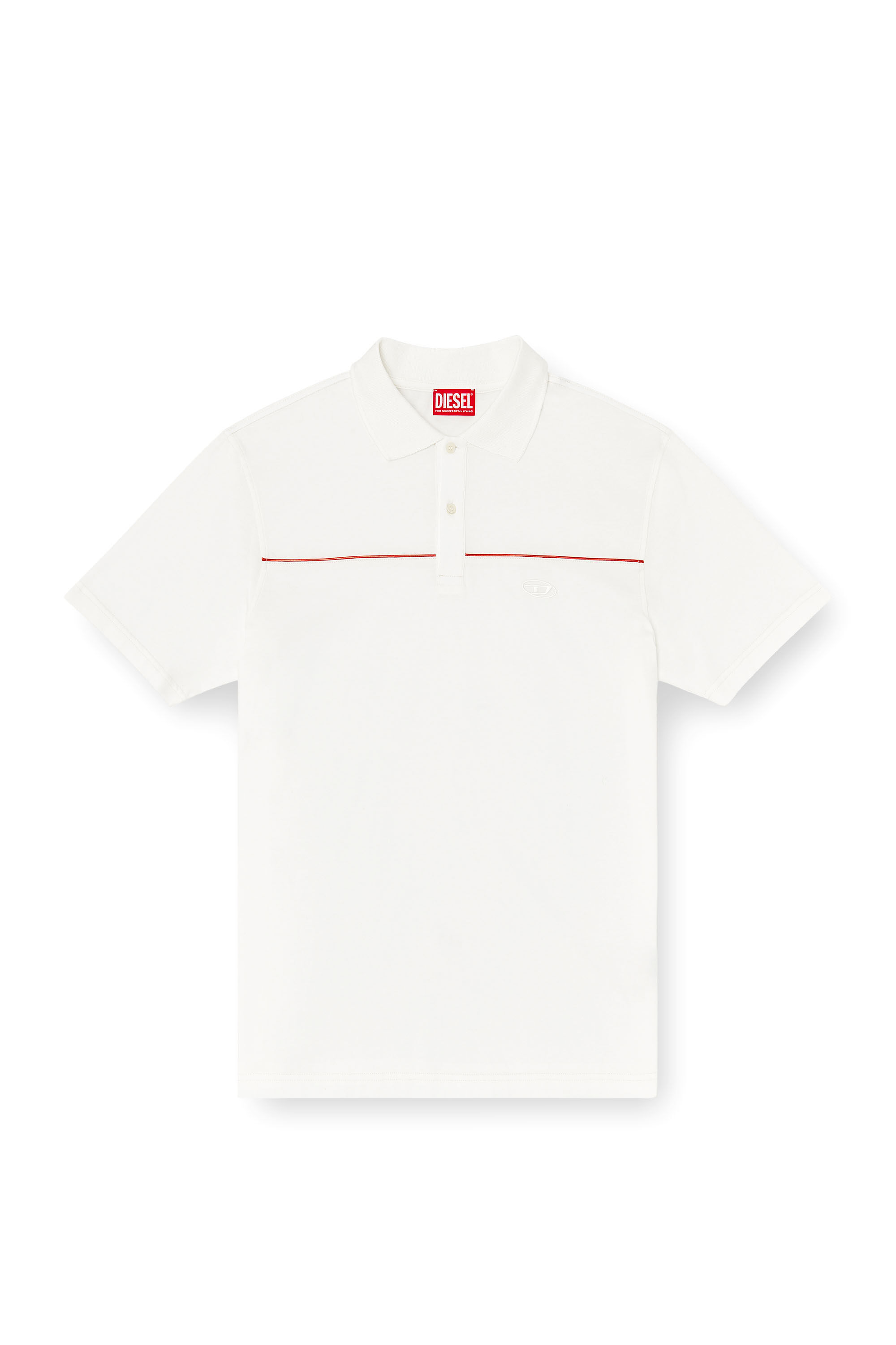 Diesel - T-REJUST-PIPING, Polo avec passepoil contrastant Homme in ToBeDefined - 2