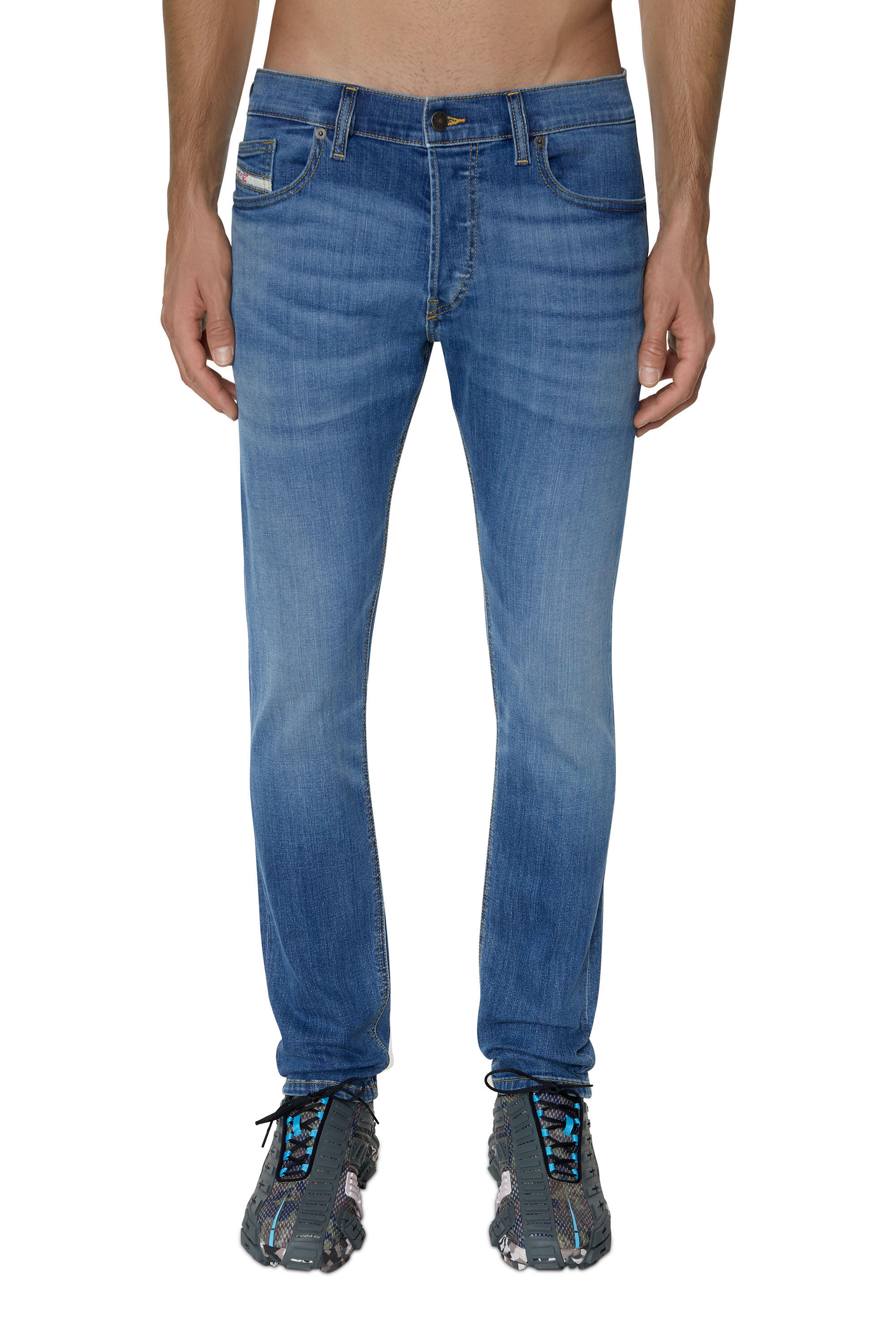 Diesel - D-Luster 0ELAV Slim Jeans, Bleu moyen - Image 3