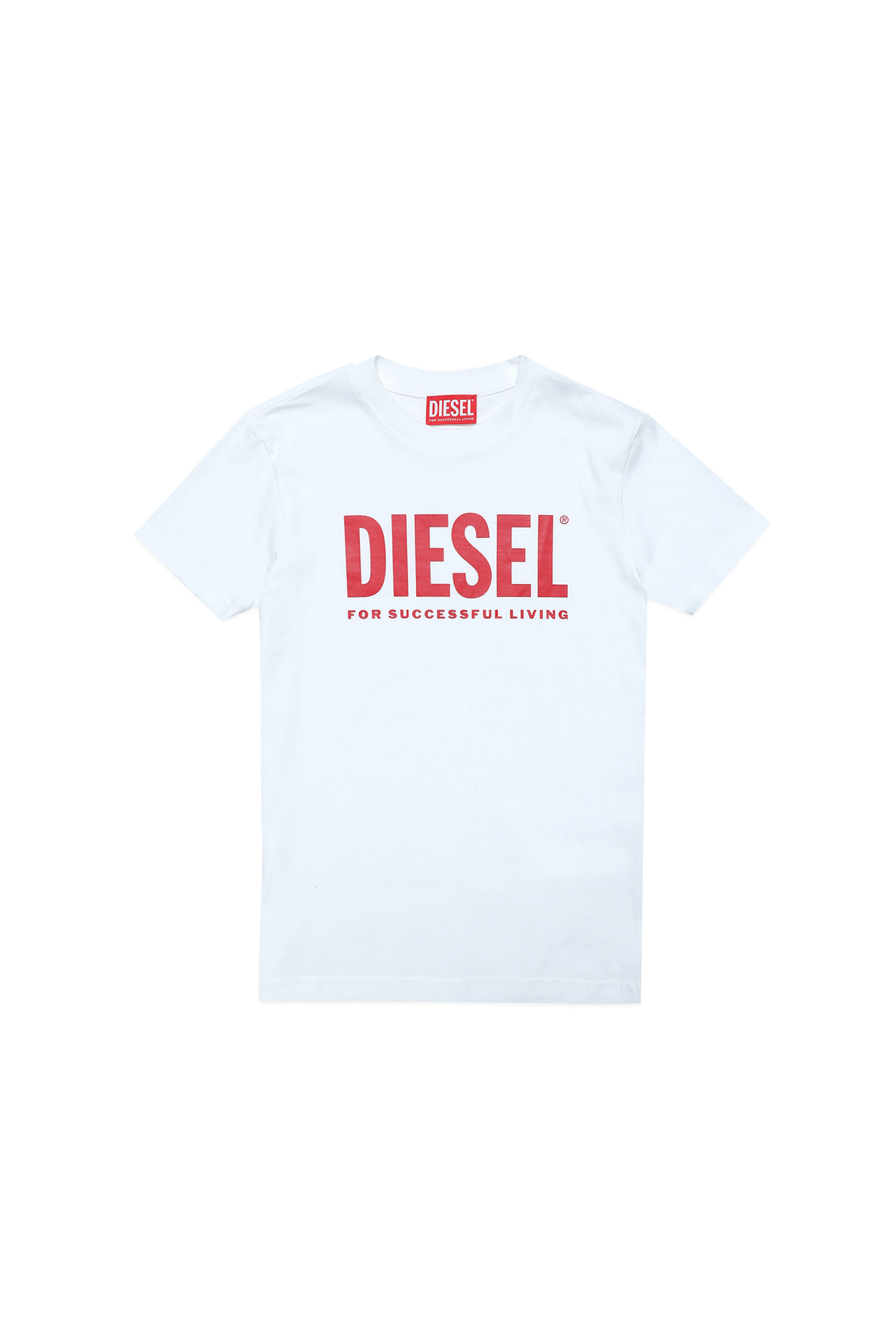 Diesel - TJUSTLOGO, Bianco/Rosso - Image 1