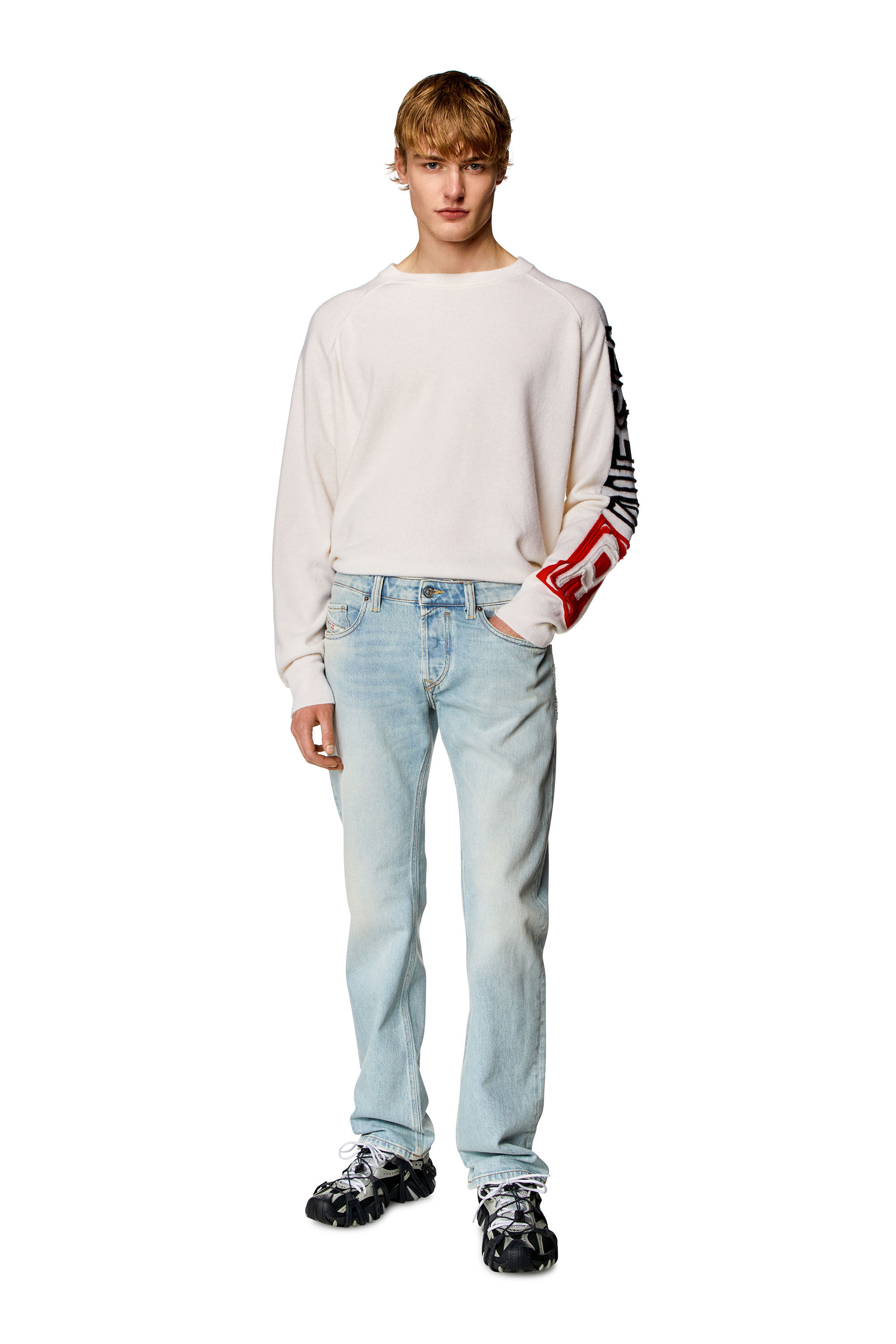 Diesel - Regular Jeans Safado 09H41 Homme, Bleu Clair - Image 1
