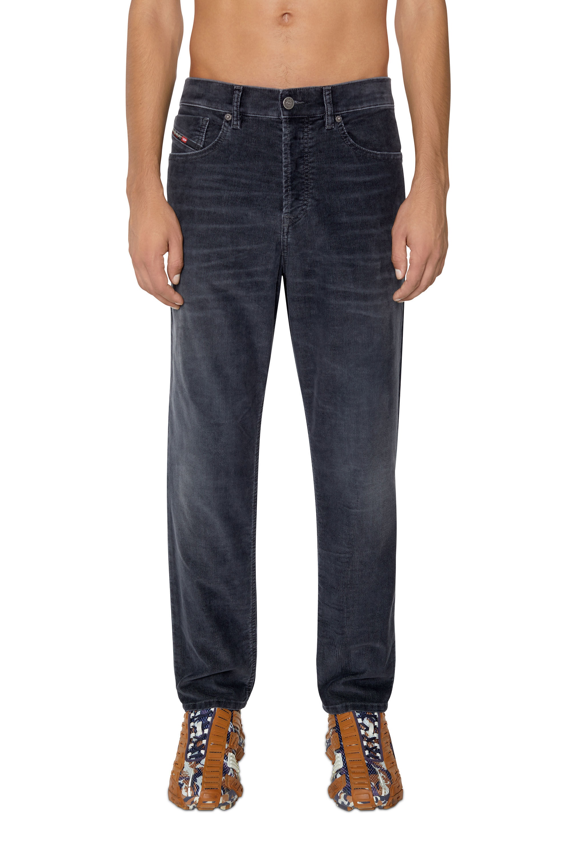 Diesel - 2005 D-FINING 068BV Tapered Jeans, Nero/Grigio scuro - Image 3