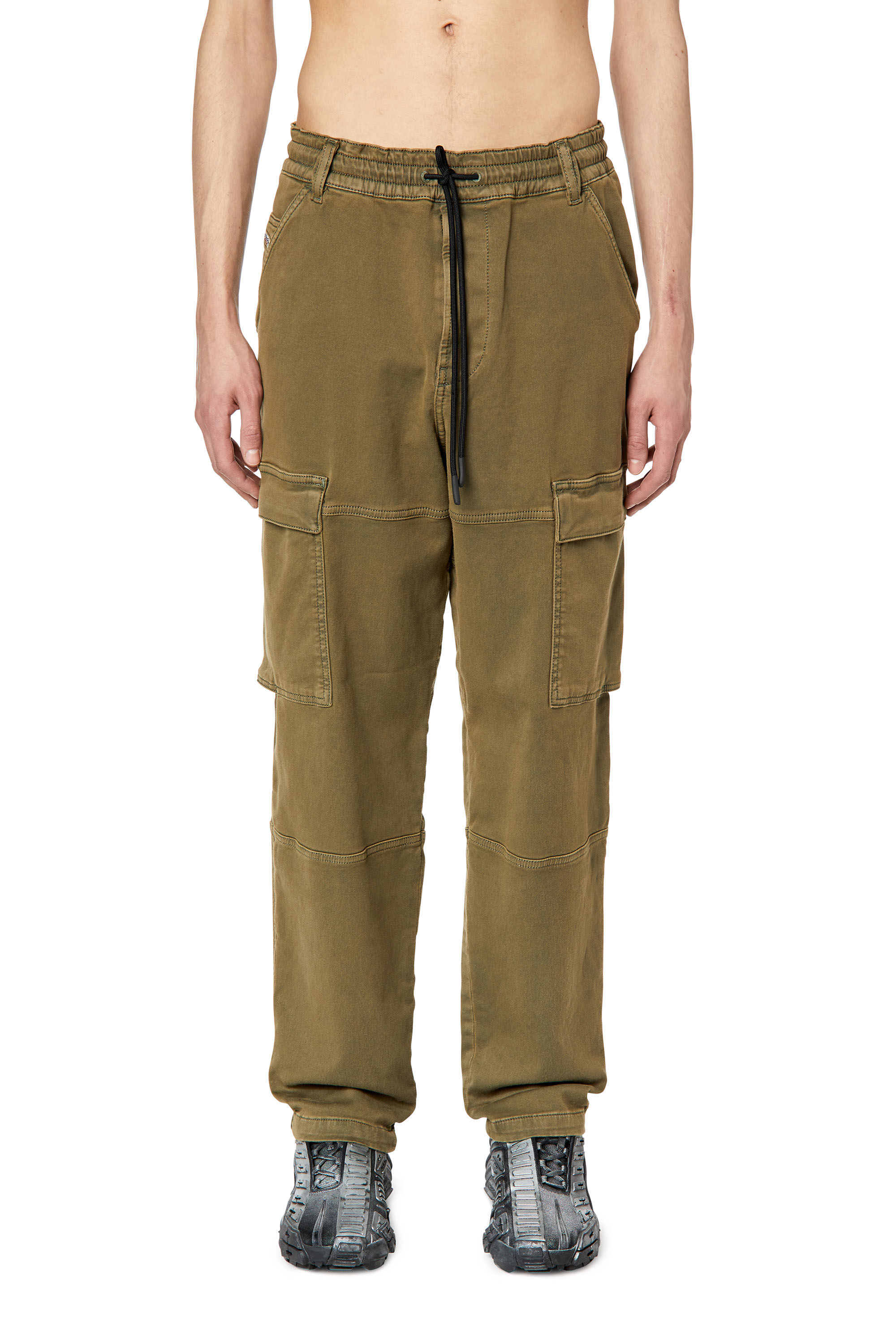 Diesel - Tapered 2030 D-Krooley Joggjeans® 068DY, Military Green - Image 3
