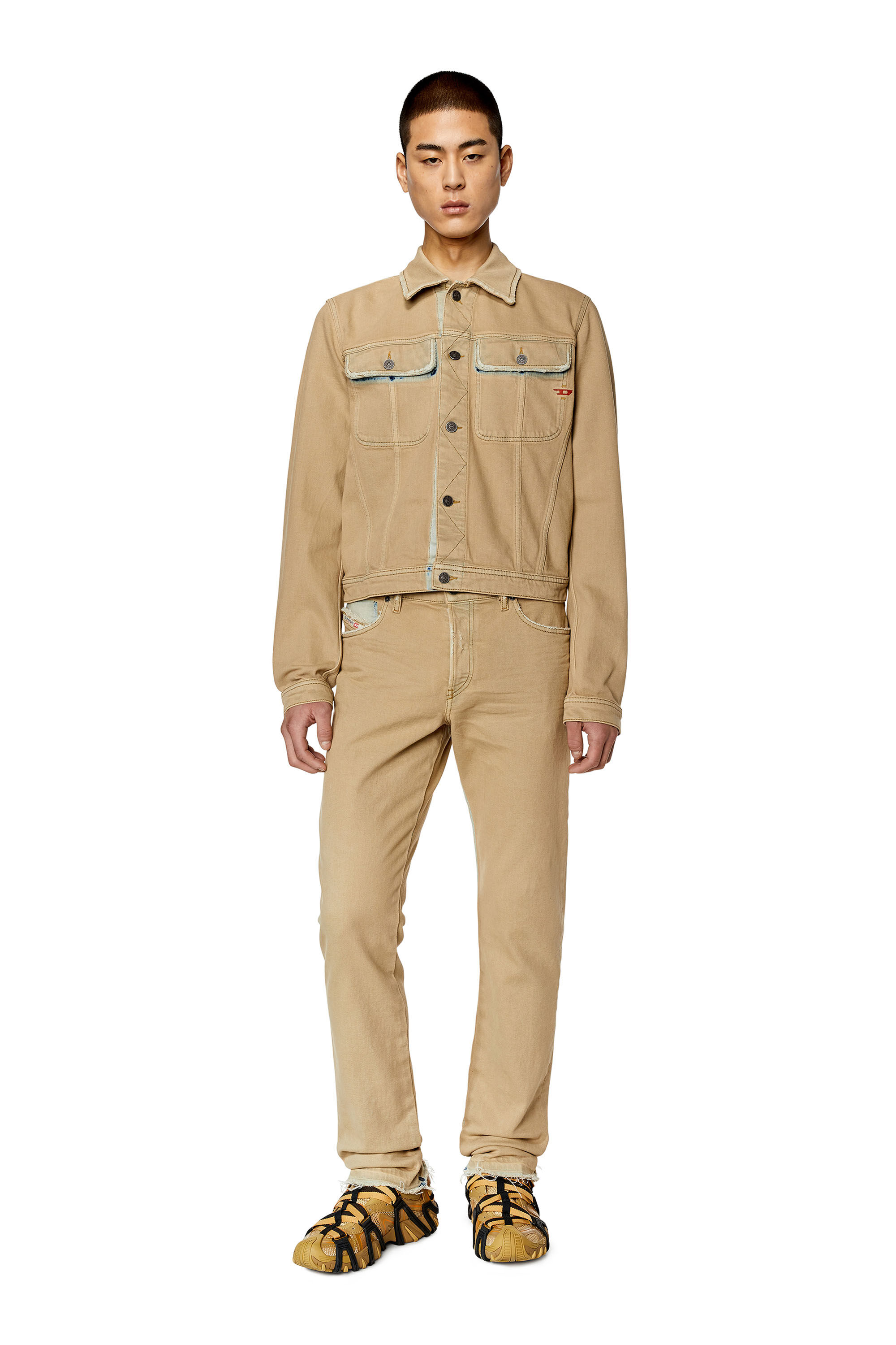 Diesel - 1995 D-Sark 09F24 Straight Jeans, Beige - Image 1