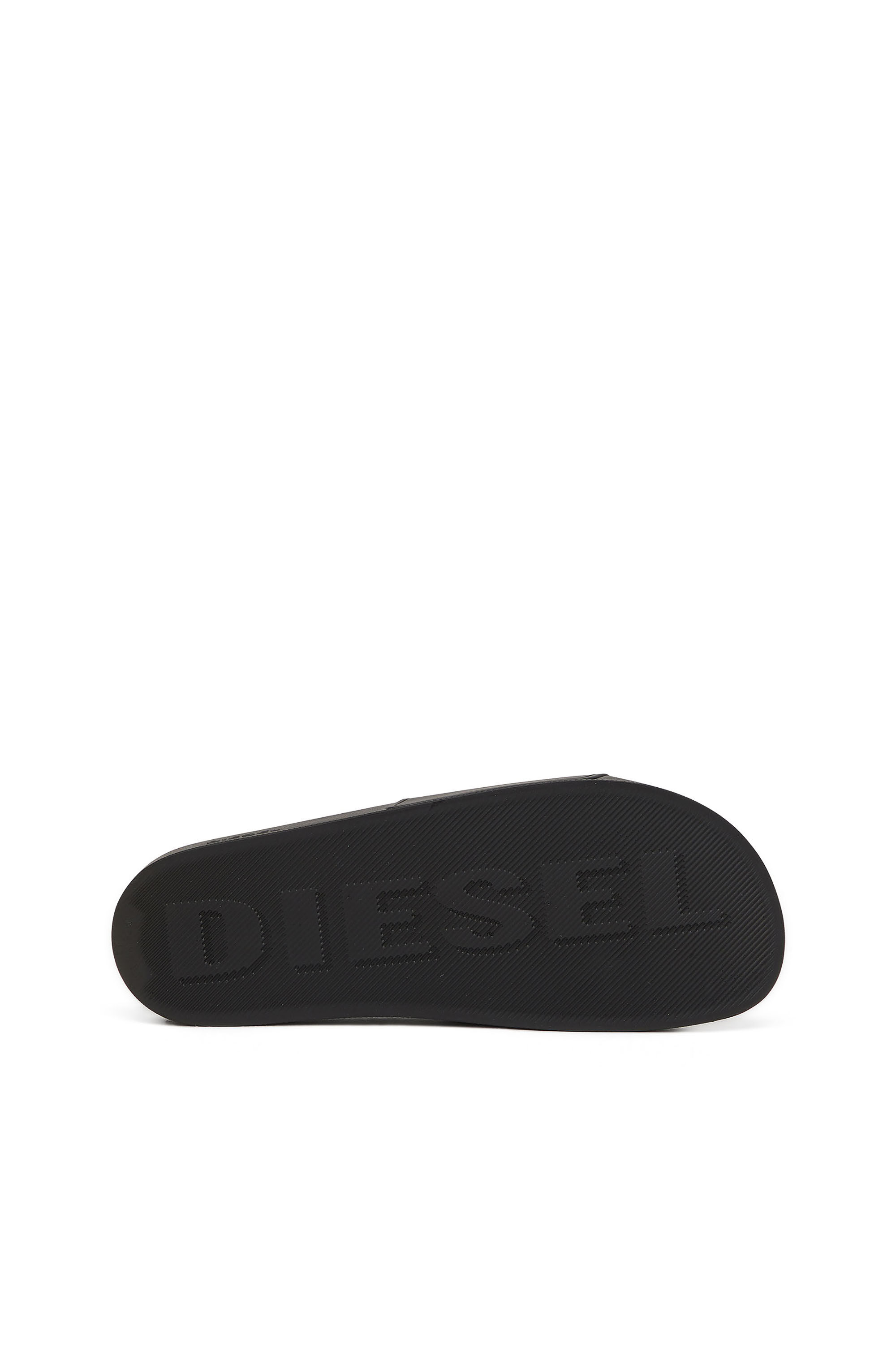 Diesel - SA-SWIM, Slide in gomma con logo D Uomo in Nero - 5