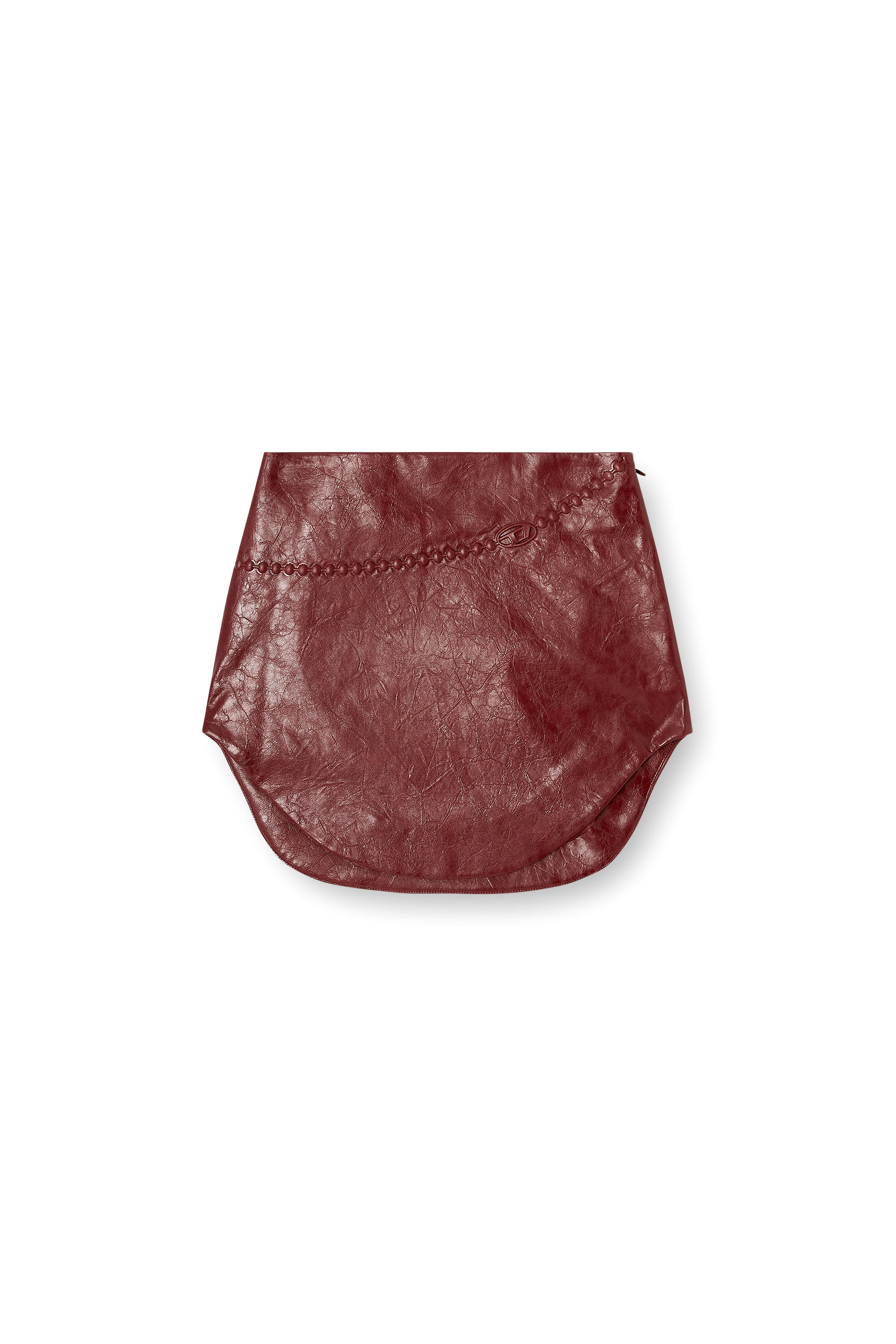 Diesel - O-HARA, Minijupe enduite avec motif embossé Femme in ToBeDefined - 2