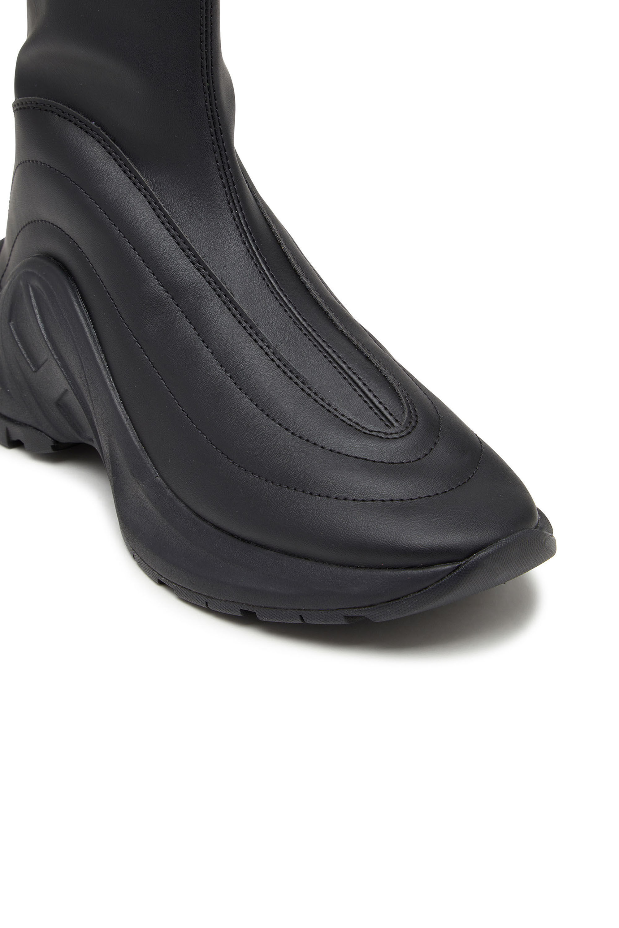 Diesel - S-D-RUNNER BOOTIE X, Unisex S-D-Runner - Sneaker in Schwarz - 6