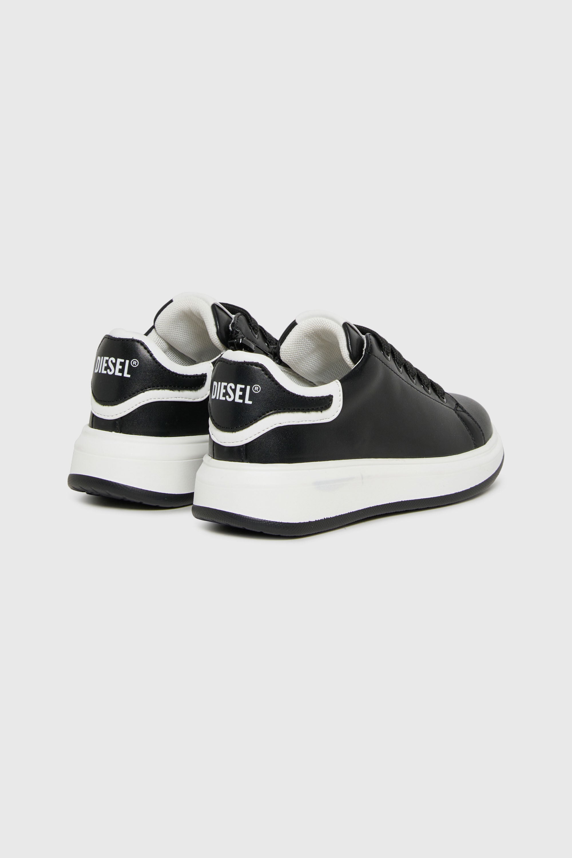 Diesel - S-MEQUIPLA, S-MEQUIPLA-Baskets avec finitions contrast&eacute;es Mixte in Noir - 3