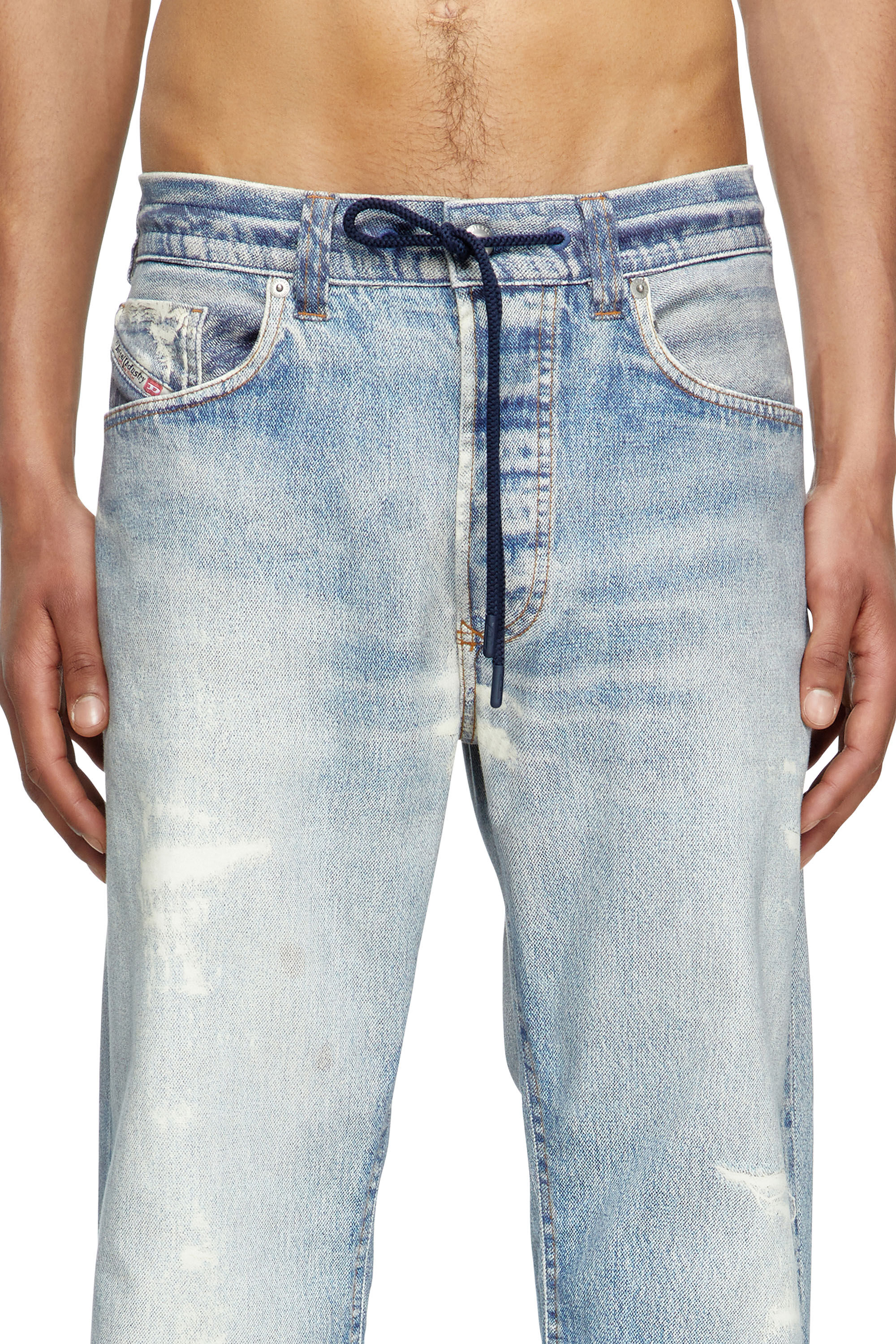 Diesel - Relaxed 2080 D-Reel Joggjeans® 068RX Uomo, Blu Chiaro - Image 5