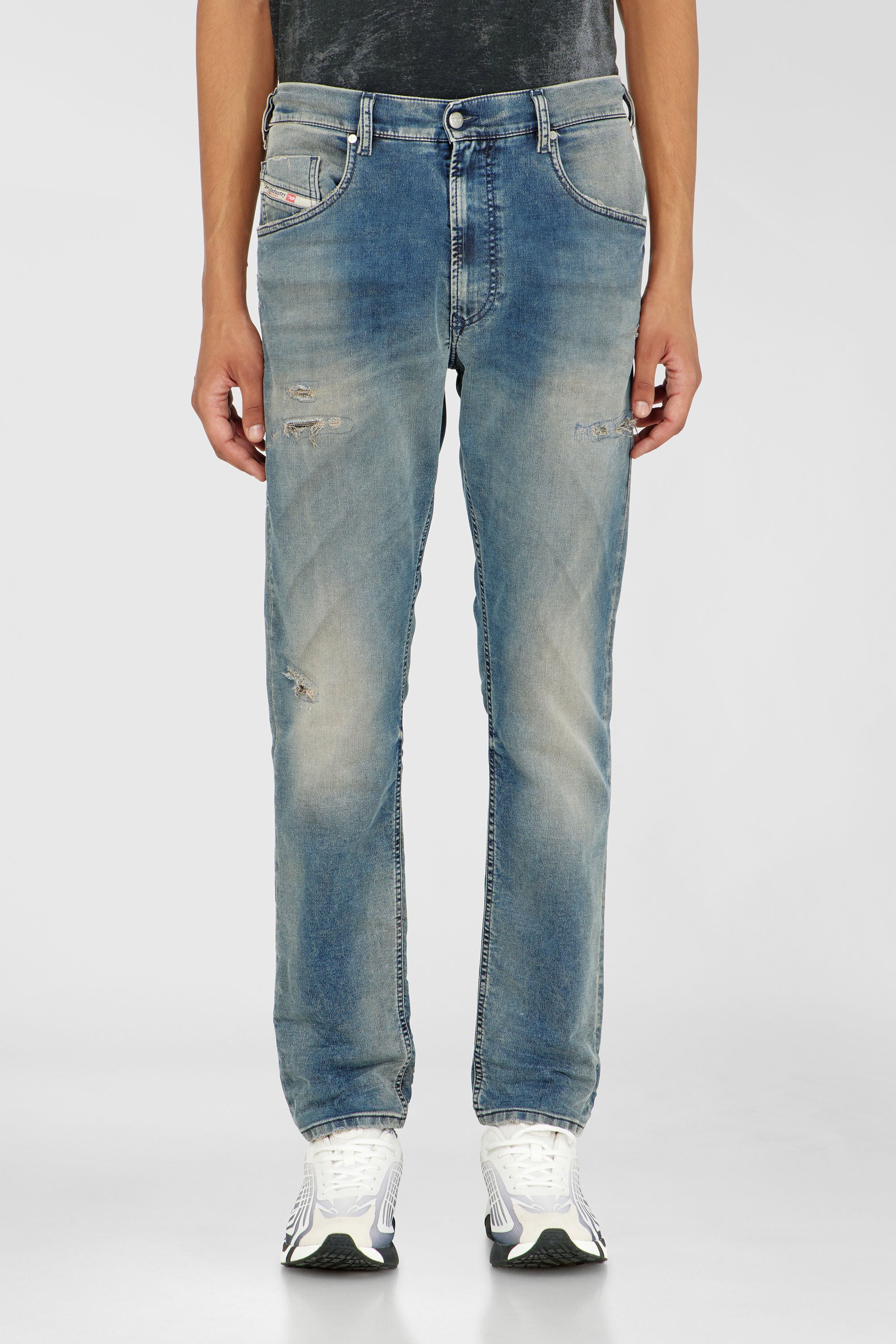 Diesel - Regular 2032 D-Krooley-BW Joggjeans&reg; 068WY Uomo, Blu medio - Image 2